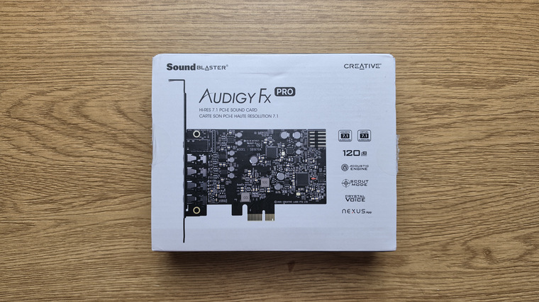 Обзор звуковой карты Creative Sound Blaster Audigy Fx Pro — есть