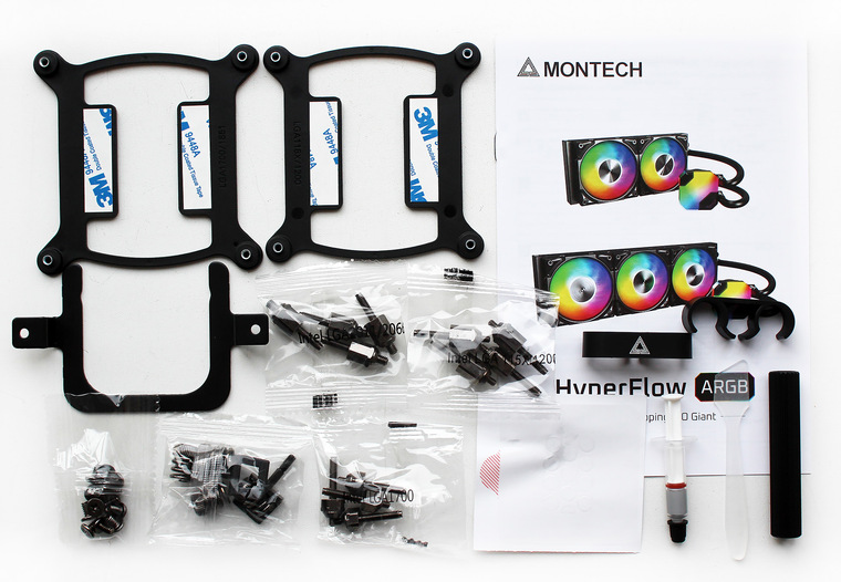 Обзор системы жидкостного охлаждения Montech HyperFlow ARGB 360