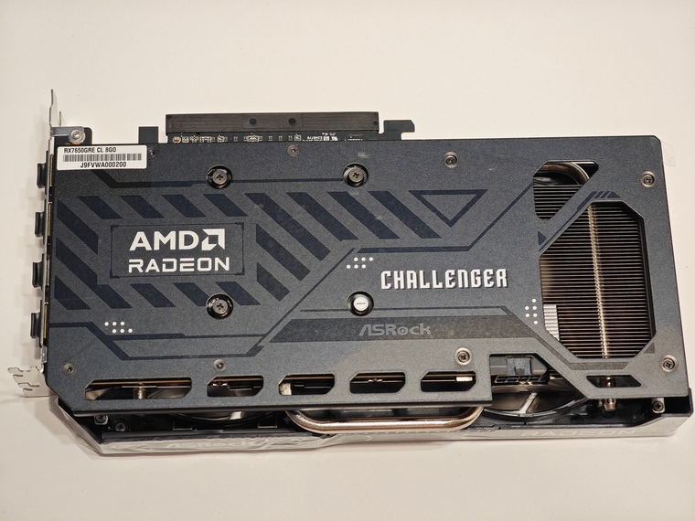 Обзор видеокарты ASRock AMD Radeon RX 7650 GRE Challenger 8G OC ...