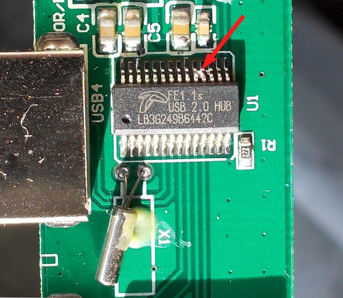 Микросхемы usb. Микросхема USB 3.0. 6. Место для дополнительной микросхемы USB порта. USB хаб своими руками.