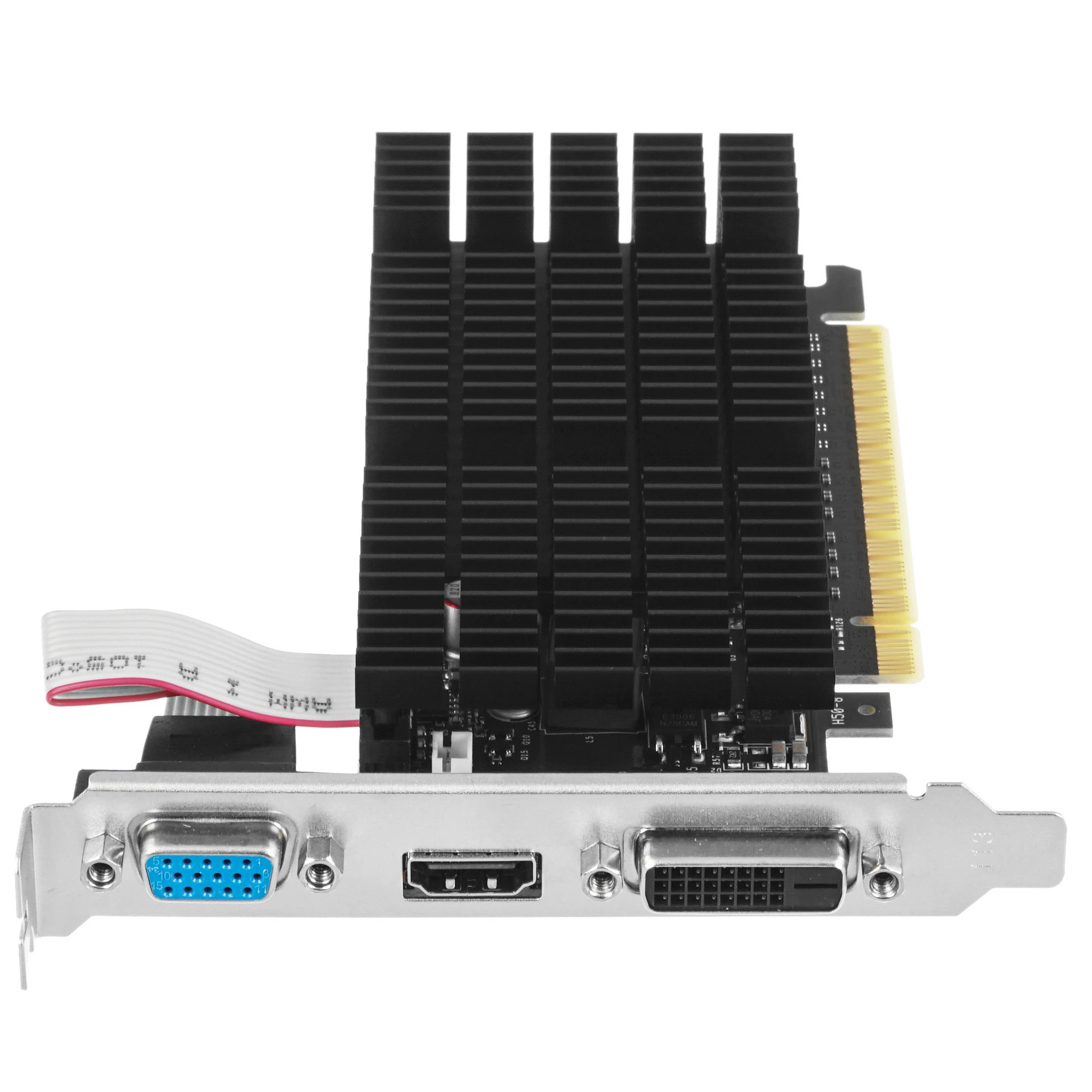 Видеокарта AFOX GeForce GT 710, 2 GB DDR3, 64 bit, HDMI, DVI-D, VGA, GPU 954 MHz, фото3