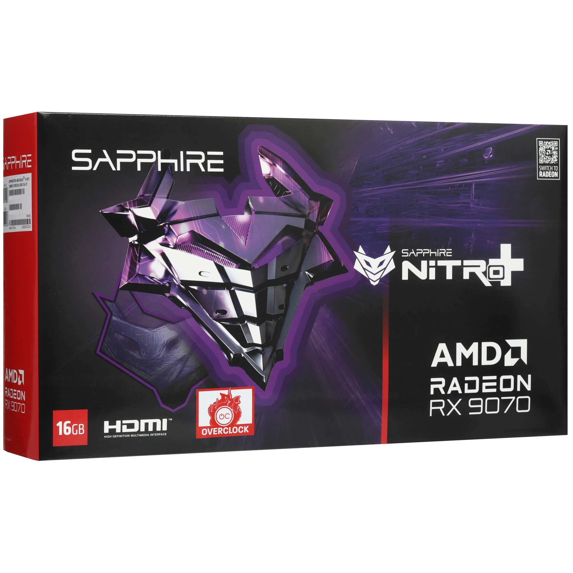 Видеокарта Sapphire AMD Radeon RX 9070 Nitro+ OC, 16 GB GDDR6, 256 bit, 2xDisplayPort, 2xHDMI, GPU 2210 MHz, фото15