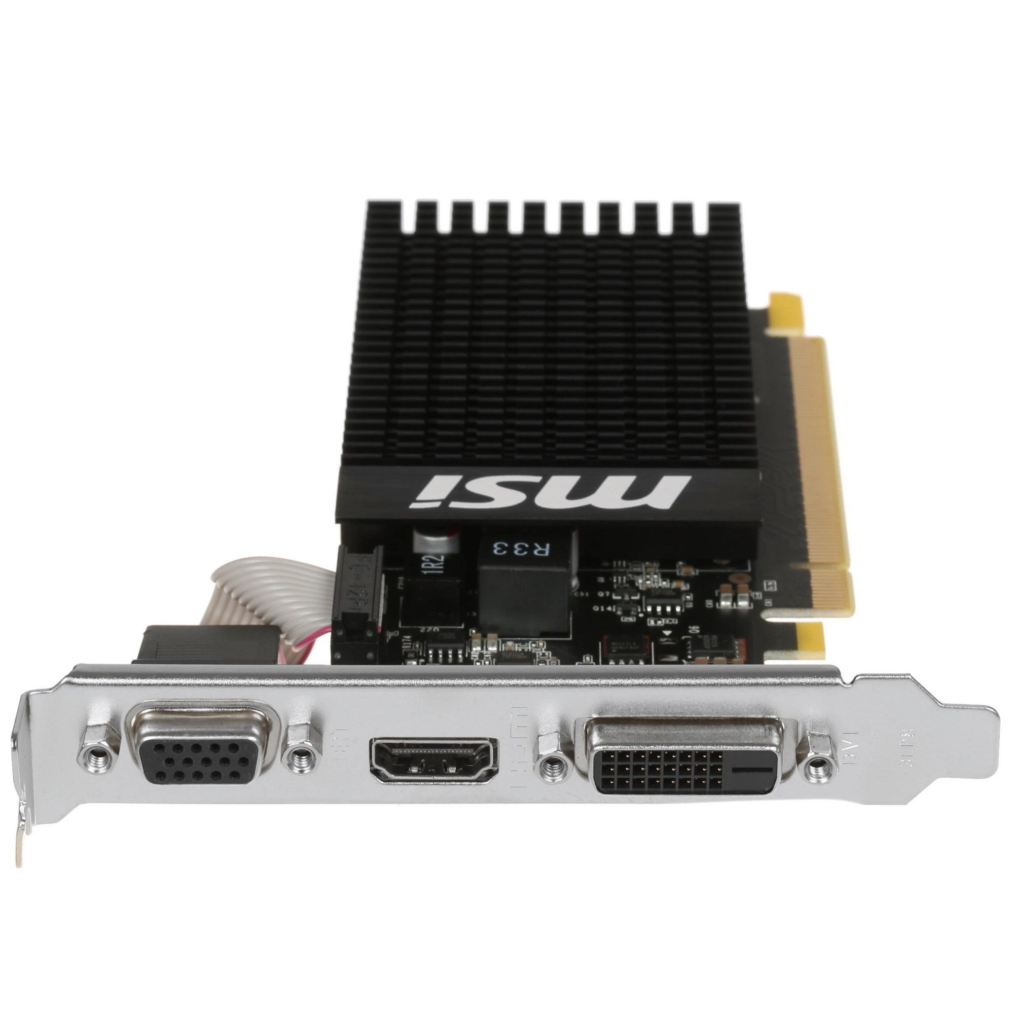 Видеокарта MSI GeForce GT 710, 2 GB DDR3, 64 bit, HDMI, DVI-D, VGA, GPU 954 MHz, фото3