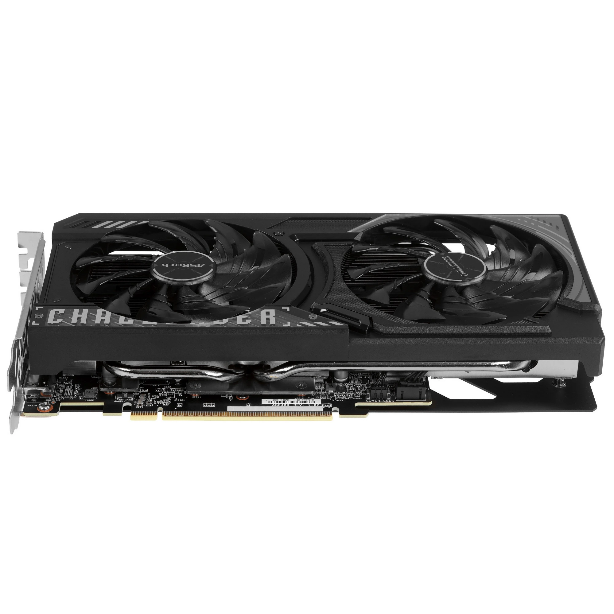Видеокарта ASRock AMD Radeon RX 9060 Challenger, 8 GB GDDR6, 128 bit, 3xDisplayPort, HDMI, GPU 1500 MHz, фото5