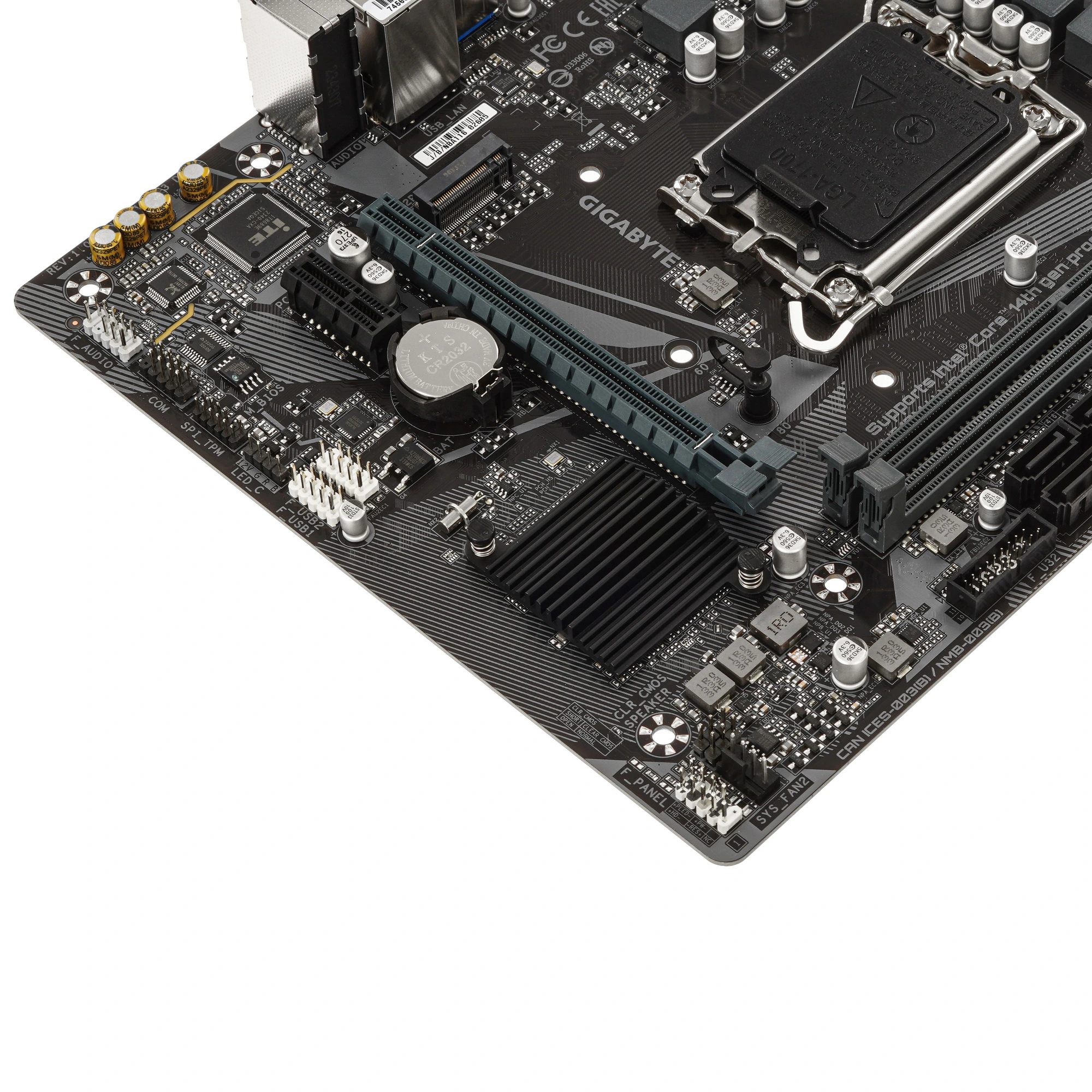 Материнская плата GIGABYTE H610M H V3 DDR4, LGA1700, Intel H610, 2xDDR4, 4xSATA, 1xM.2, 1xPCIe 4.0 x16, 1xPCIe x1, HDMI, D-Sub, 1x1Gb LAN, 3x3.5 мм, 7.1, microATX, фото5