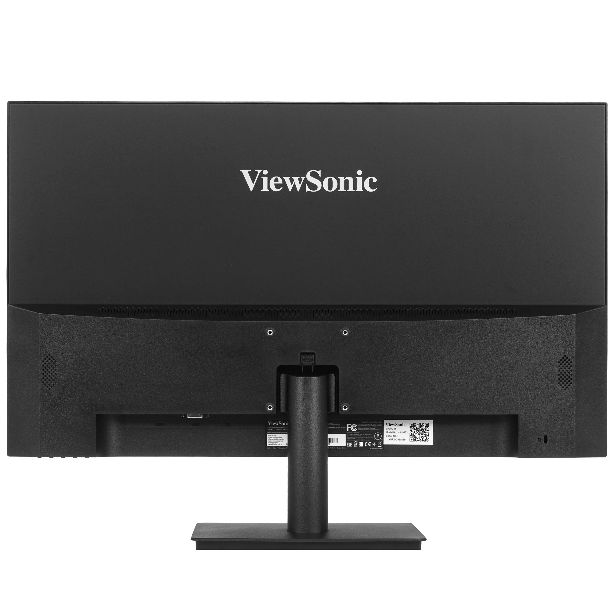 Монитор 27' ViewSonic VA270-H-2 IPS 1920x1080, 100 Гц, 1 мс (MPRT), 16:9, 300 кд/м², HDMI 1.4, VGA, Flicker Free, Low Blue Light, черный, фото9