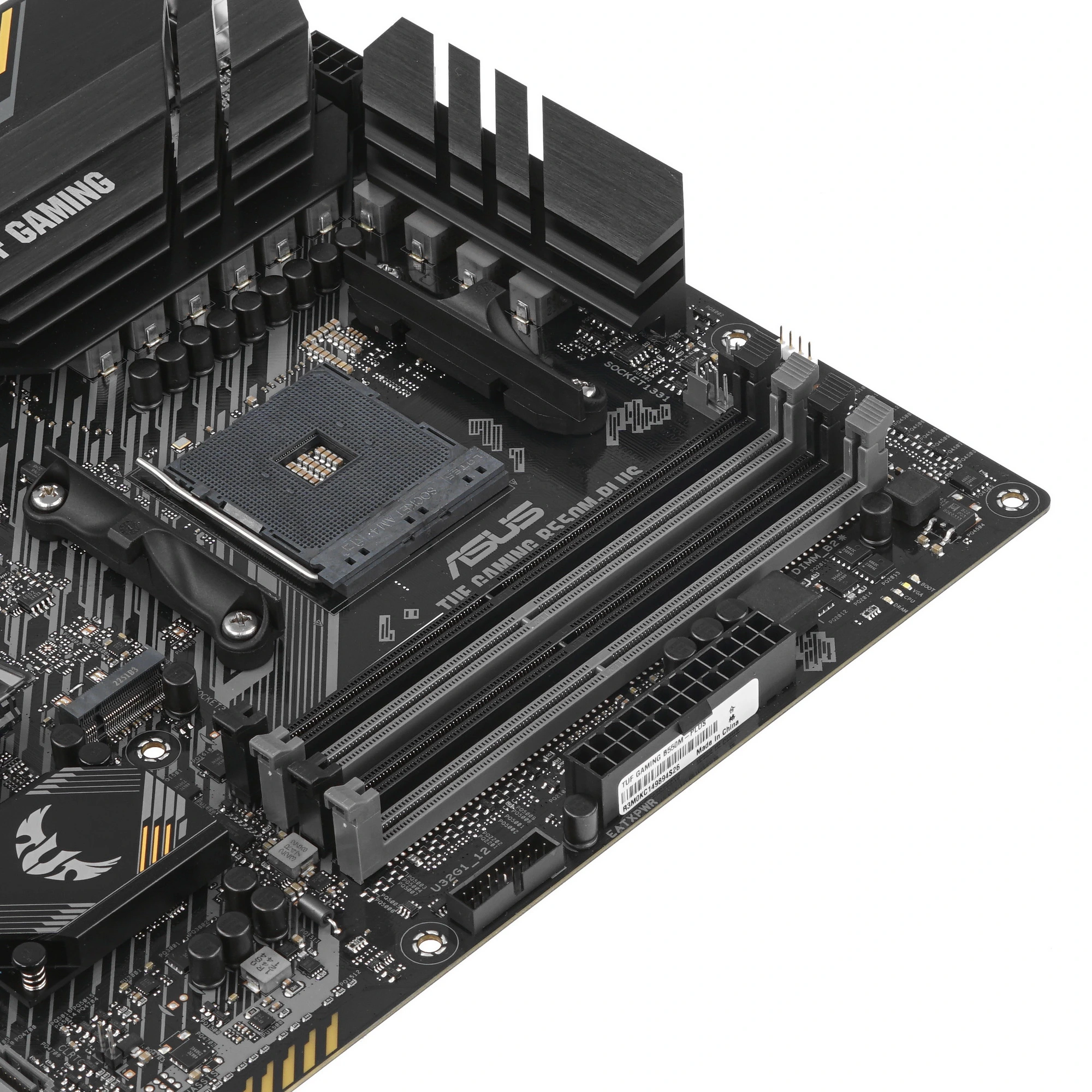 Материнская плата ASUS TUF GAMING B550M-PLUS, AM4, AMD B550, 4xDDR4, 4xSATA, 2xM.2, 1xPCIe 4.0 x16, 1xPCIe 3.0 x16, 1xPCIe x1, DisplayPort, HDMI, 1x2.5Gb LAN, 8xUSB, 5x3.5 мм, 7.1, microATX, фото7