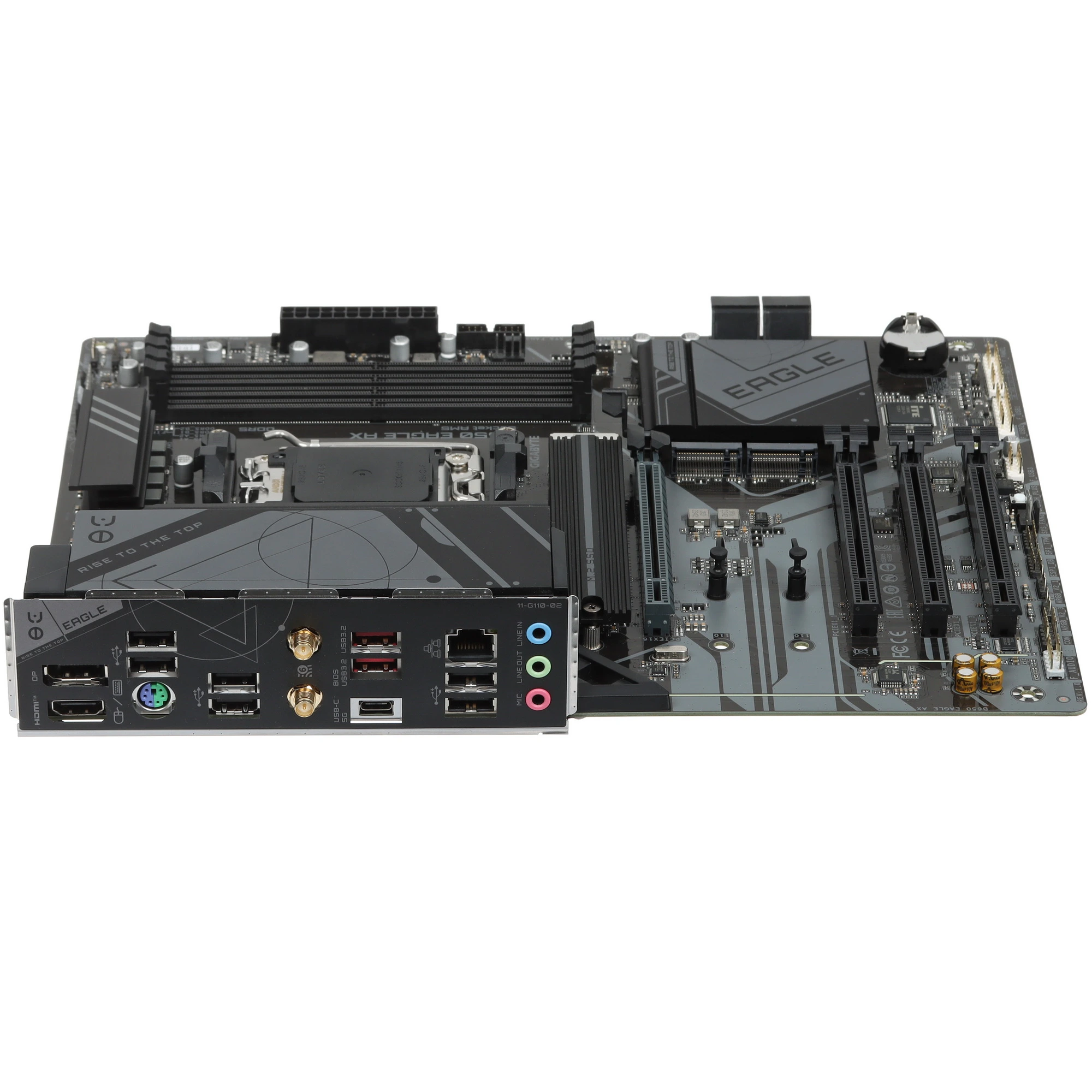 Материнская плата GIGABYTE B650 EAGLE AX (V1.1), AM5, AMD B650, 4xDDR5, 4xSATA, 3xM.2, 1xPCIe 4.0 x16, 3xPCIe 3.0 x1, DisplayPort, HDMI, 1xGb LAN, 3x3.5 мм, 7.1, ATX, фото10