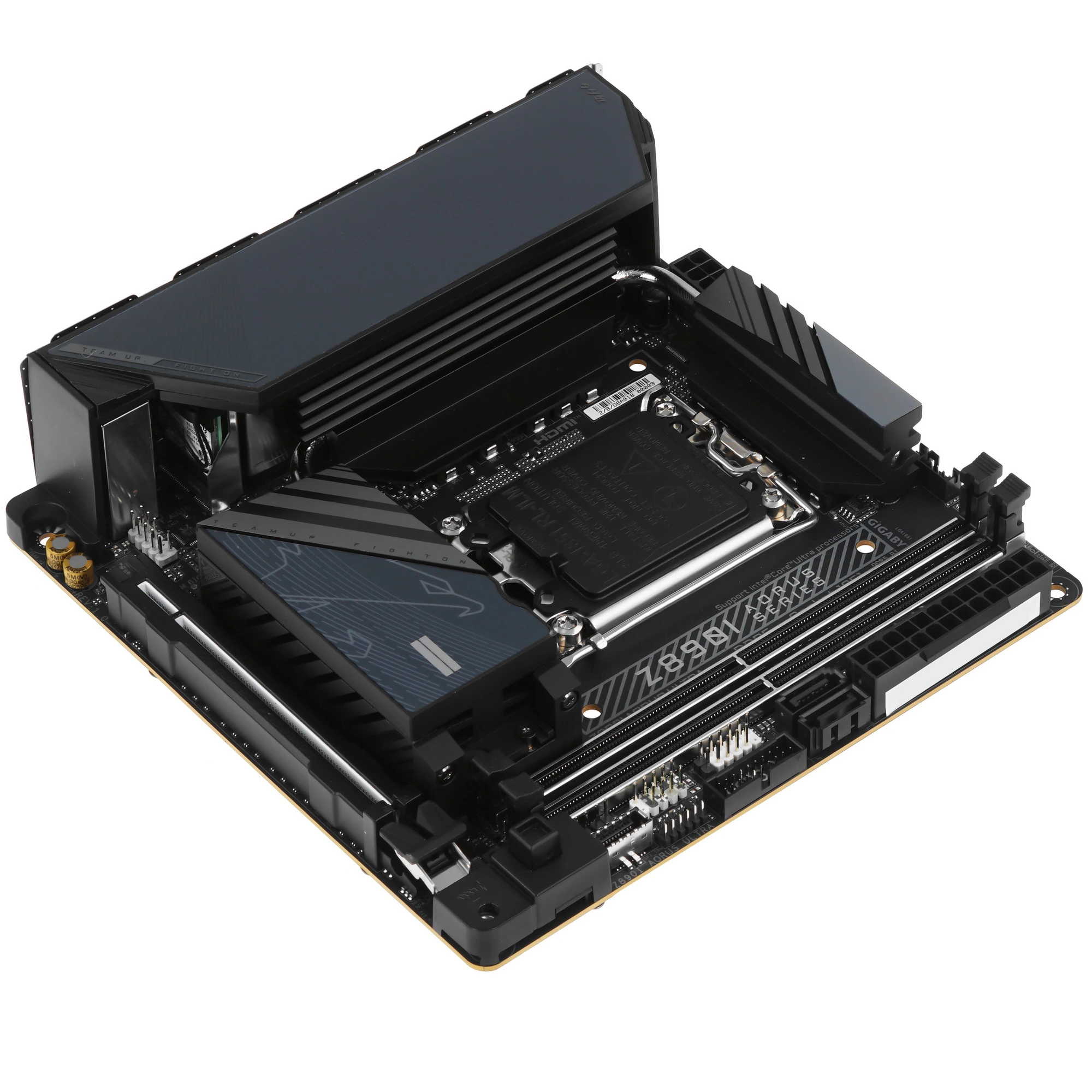 Материнская плата GIGABYTE Z890I AORUS ULTRA, LGA1851, Intel Z890, 2xDDR5, 2xSATA, 2xM.2, 1xPCIe 5.0 x16, DisplayPort, HDMI, USB Type-C, 1x2.5Gb LAN, Thunderbolt, 2x3.5 мм, 7.1, mini-ITX, фото8