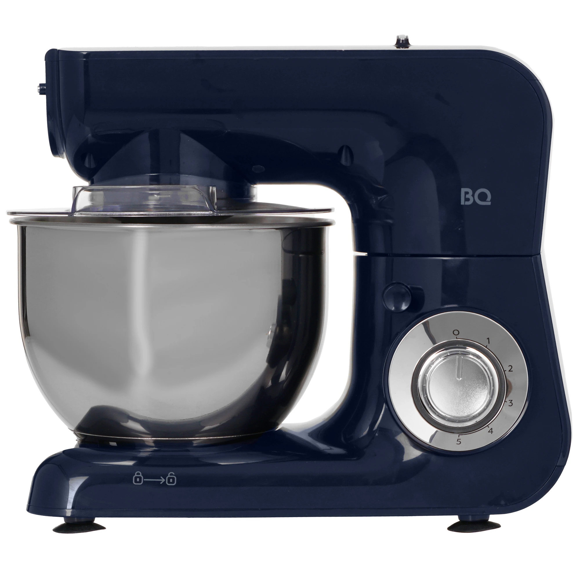 Миксер BQ MX440 синий, стационарный, 1100 Вт, 4 л, 5 скоростей