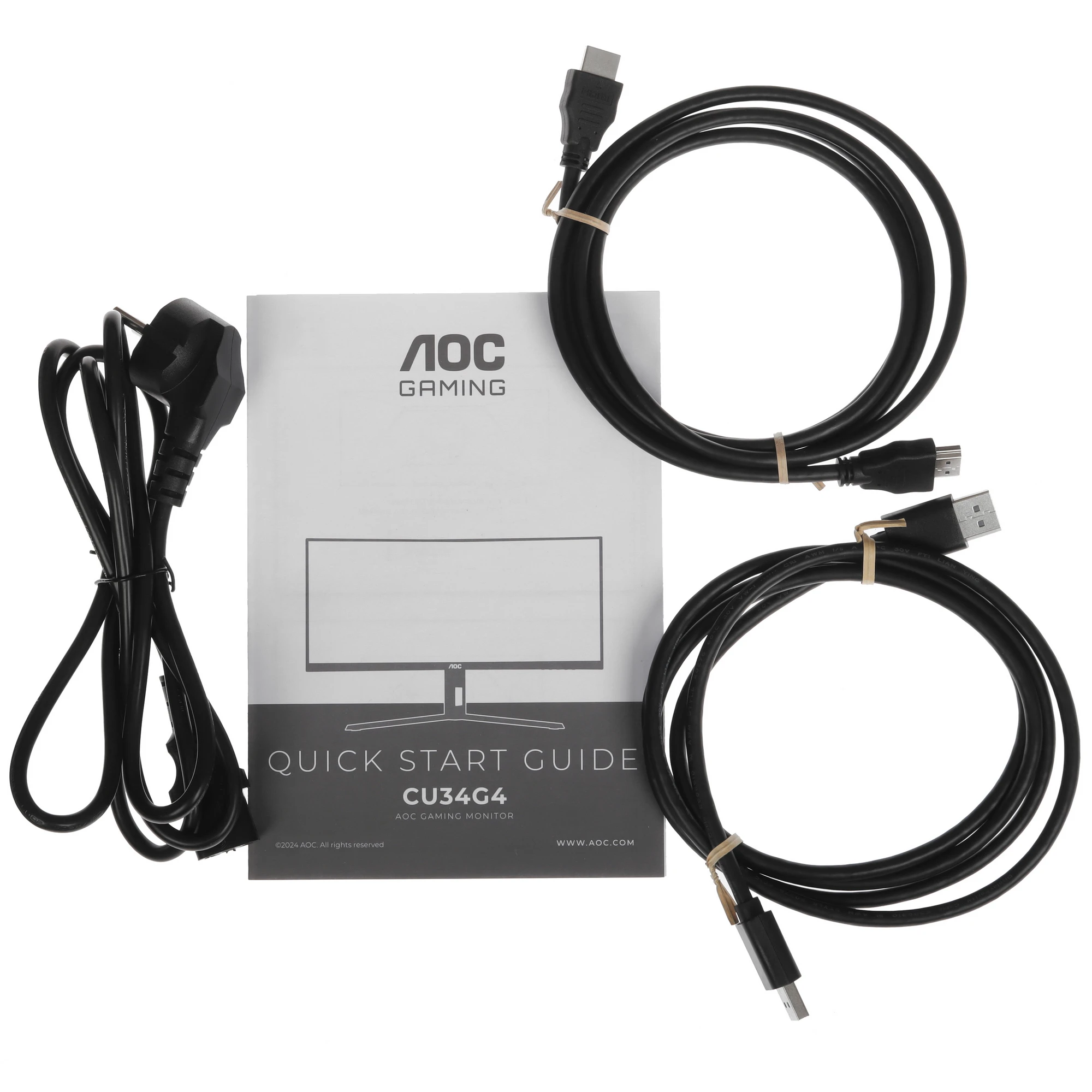 Монитор 34' AOC CU34G4 VA 3440x1440, 180 Гц, 0.5 мс, 21:9, 300 кд/м², HDMI 2.0, DP 1.4, 3.5 Jack, HDR10, FreeSync Premium, Adaptive-Sync, изогнутый экран (1500R), черный/красный, фото13
