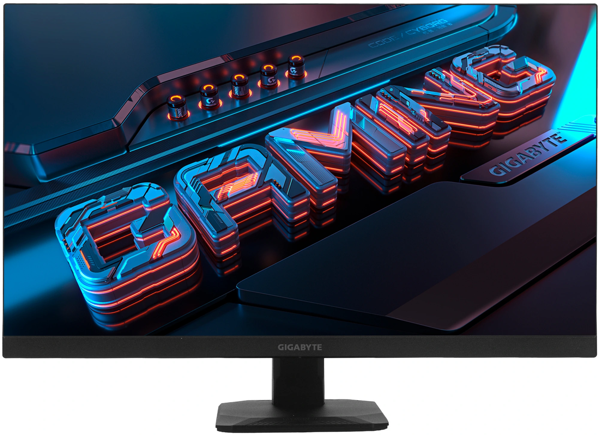 Монитор 27" Gigabyte GS27QA EU IPS 2560x1440, 180 Гц, 1 мс, 16:9, 300 кд/м², 2xHDMI, DisplayPort, HDR Ready, Flicker Free, Low Blue Light, виртуальный прицел, таймер, черный