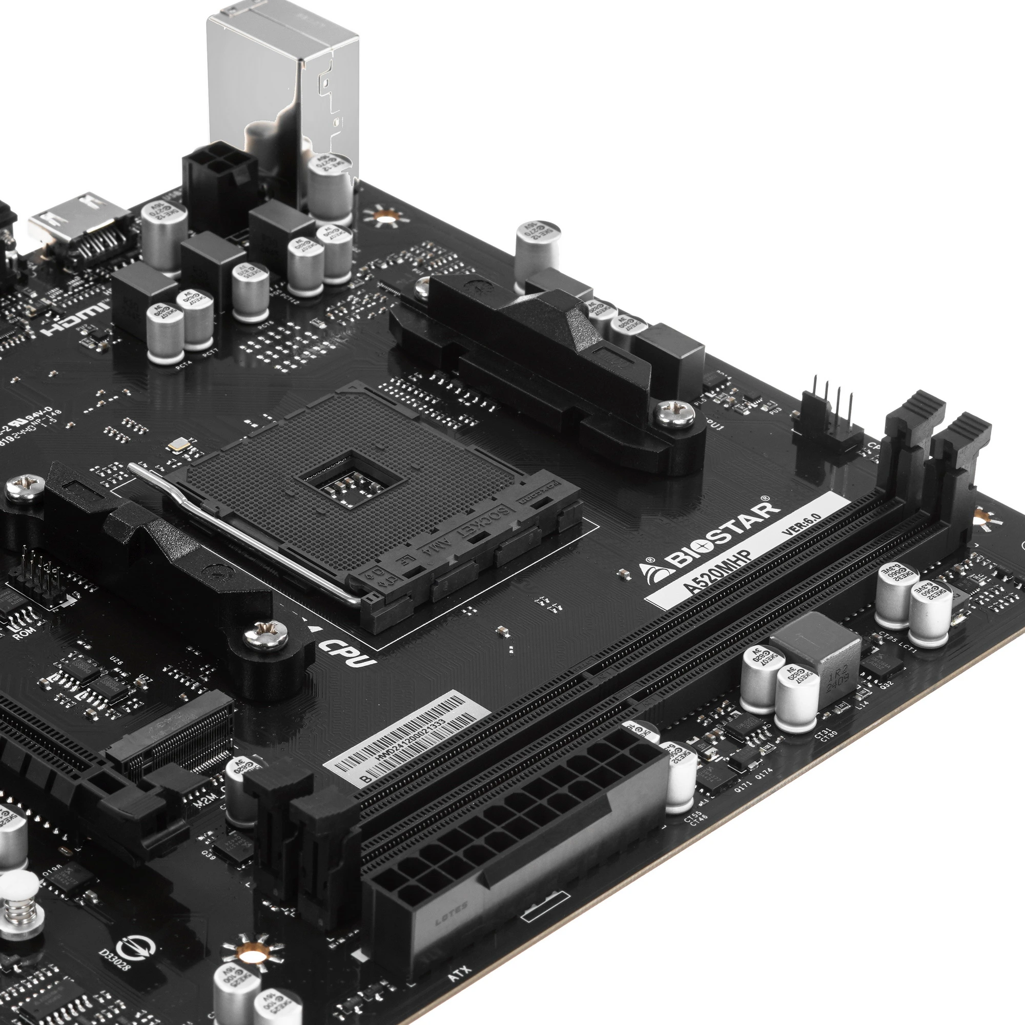 Материнская плата Biostar A520MHP, AM4, AMD A520, 2xDDR4, 4xSATA, 1xM.2, 1xPCIe 3.0 x16, 2xPCIe x1, HDMI, D-Sub, 1x 1Gb LAN, 6xUSB, 3x3.5 мм, 7.1, microATX, фото9