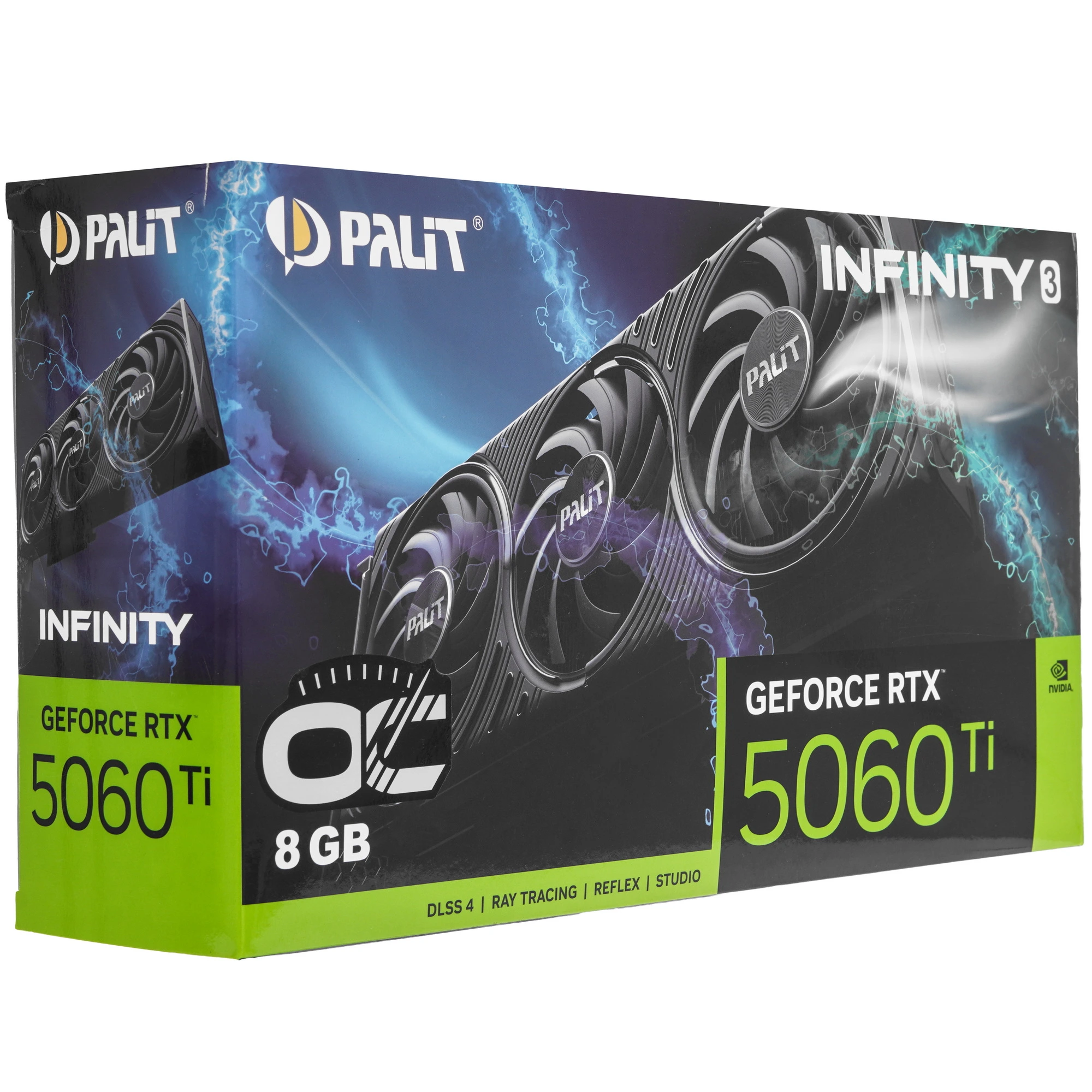 Видеокарта Palit GeForce RTX 5060 Ti Infinity 3 OC, 8 GB GDDR7, 128 bit, 3xDisplayPort, HDMI, GPU 2407 MHz, фото18