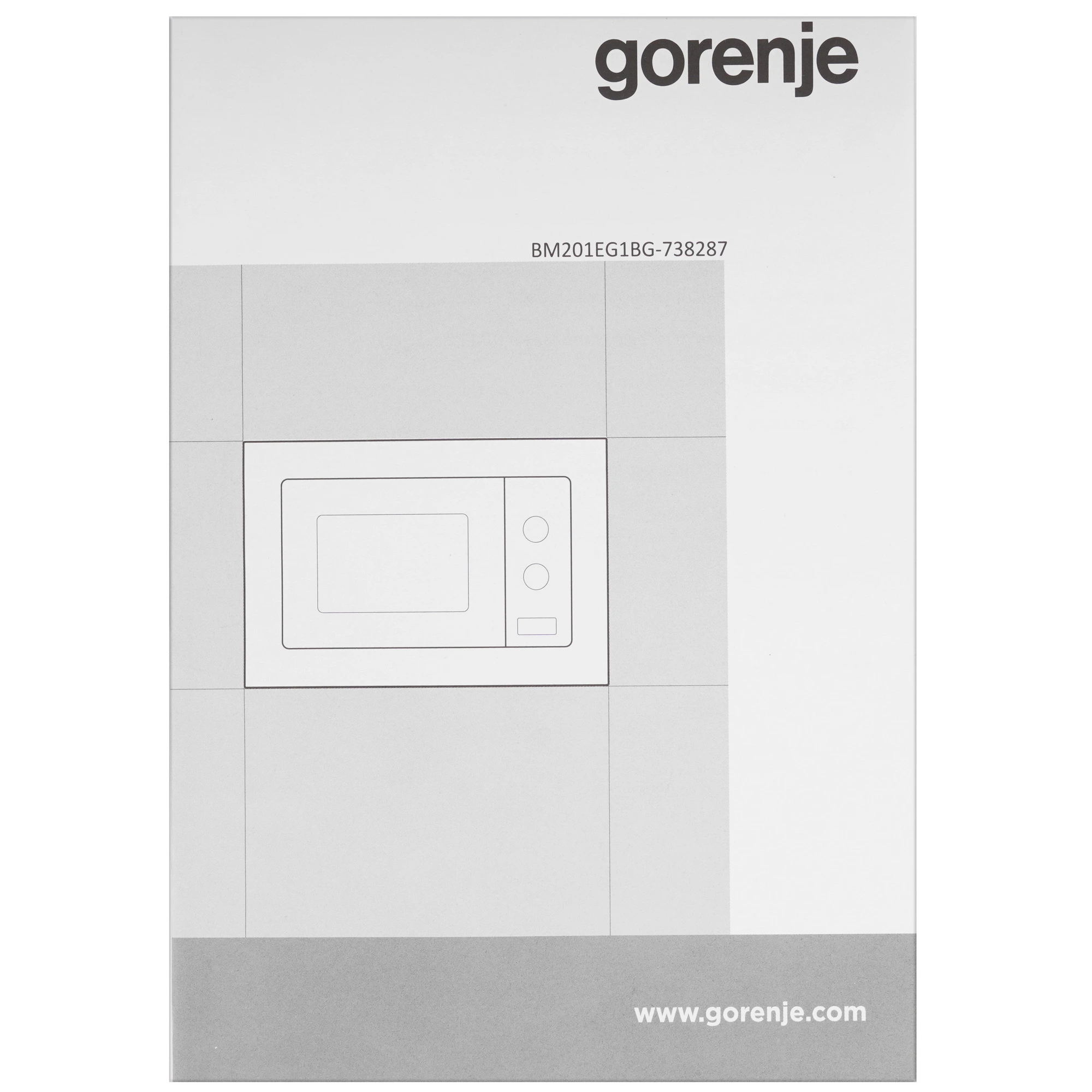 Встраиваемая микроволновая печь Gorenje BM201EG1BG черный, 20 л, 800 Вт, переключатели - поворотный механизм, фото13