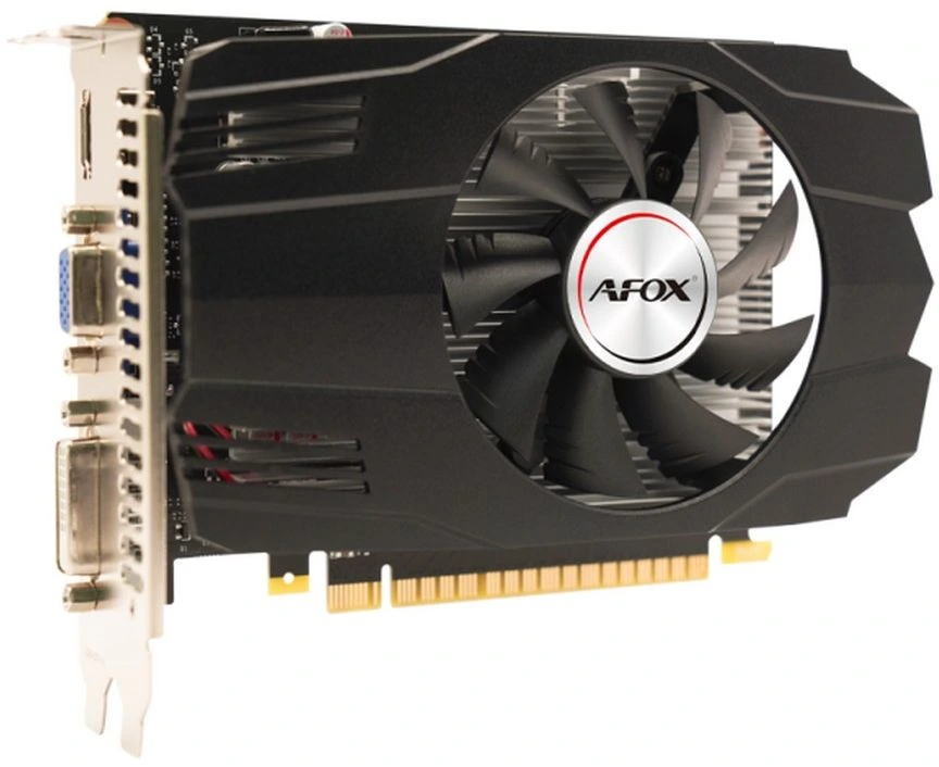 Видеокарта AFOX GeForce GTX 750 Ti, 4 GB GDDR5, 128 bit, DVI-D, HDMI, VGA (D-Sub), GPU 1085 МГц, фото8