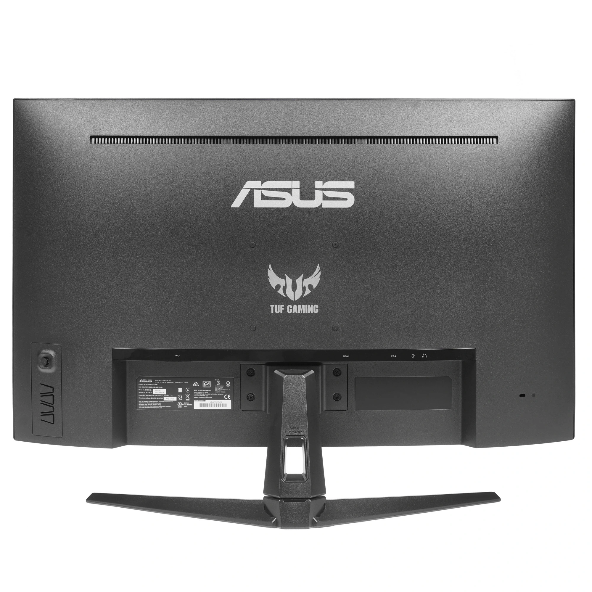 Монитор 31.5' ASUS TUF Gaming VG328H1B VA 1920x1080, 165 Гц, 1 мс (MPRT), изогнутый экран (1500R), 16:9, 250 кд/м², HDMI 2.0, VGA, 3.5 Jack, динамики (2x2 Вт), FreeSync Premium, черный, фото18