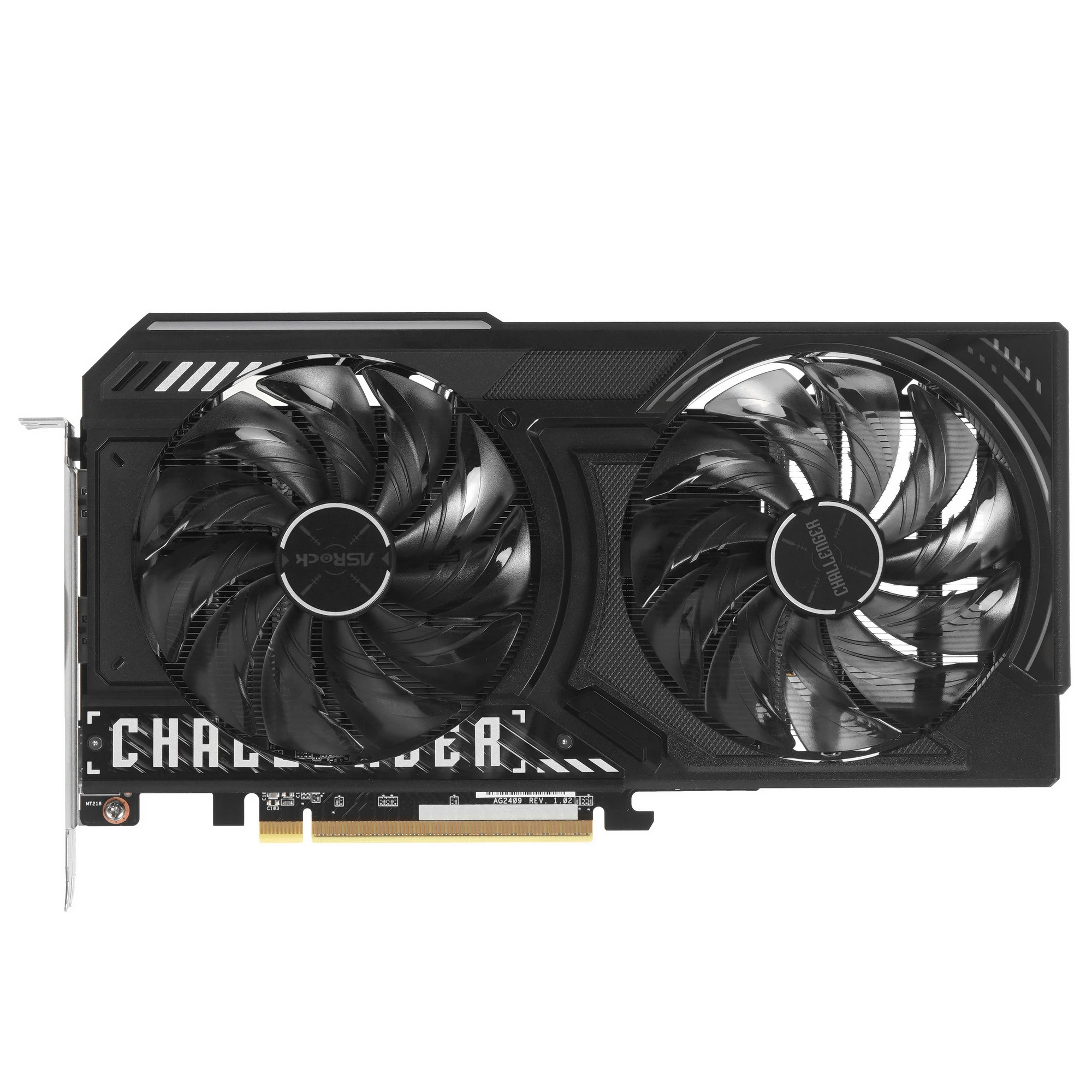 Видеокарта ASRock AMD Radeon RX 9060 Challenger, 8 GB GDDR6, 128 bit, 3xDisplayPort, HDMI, GPU 1500 MHz, фото2