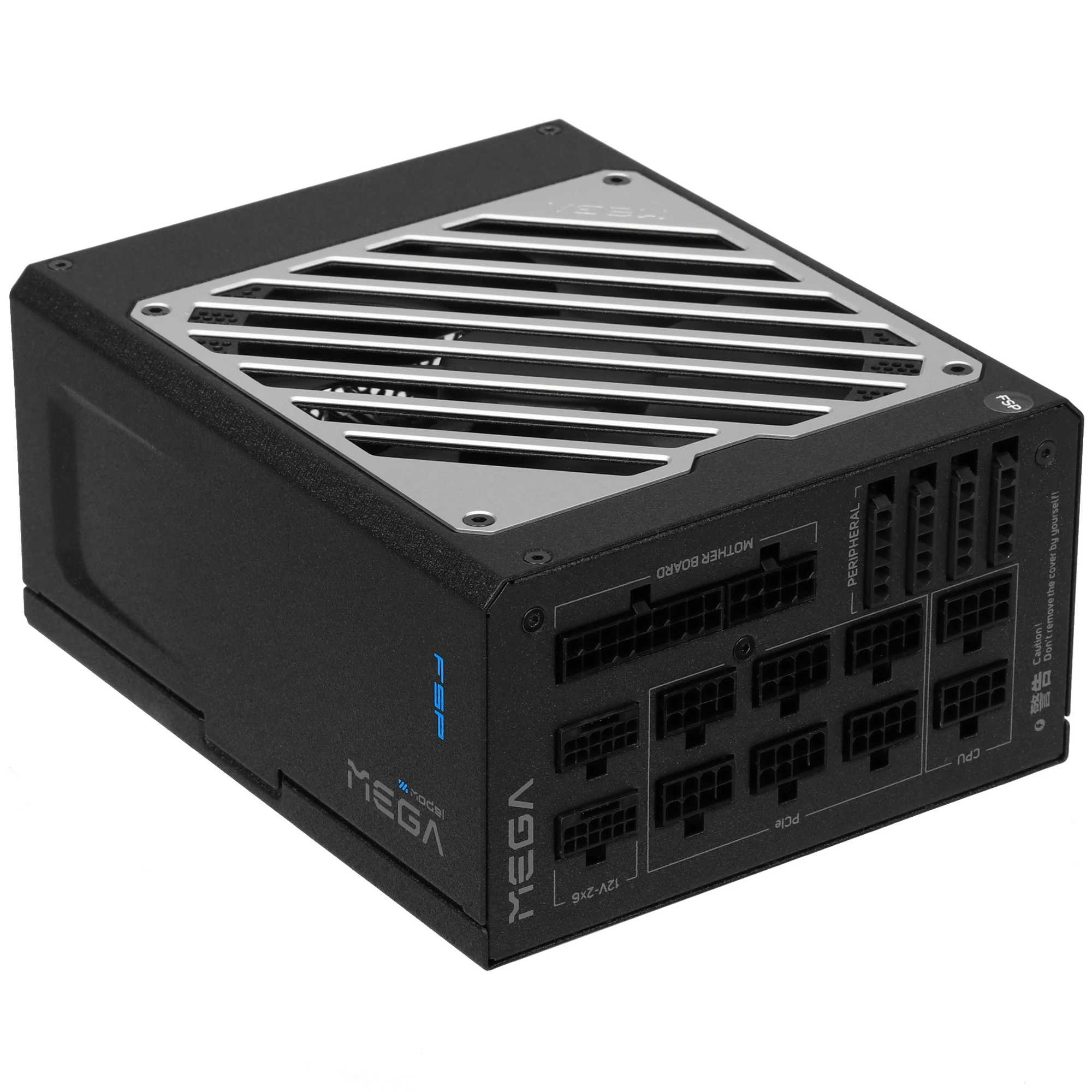 Блок питания FSP MEGA TI 1350W, 1350Вт, 80+ Titanium, 135мм, модульный, черный