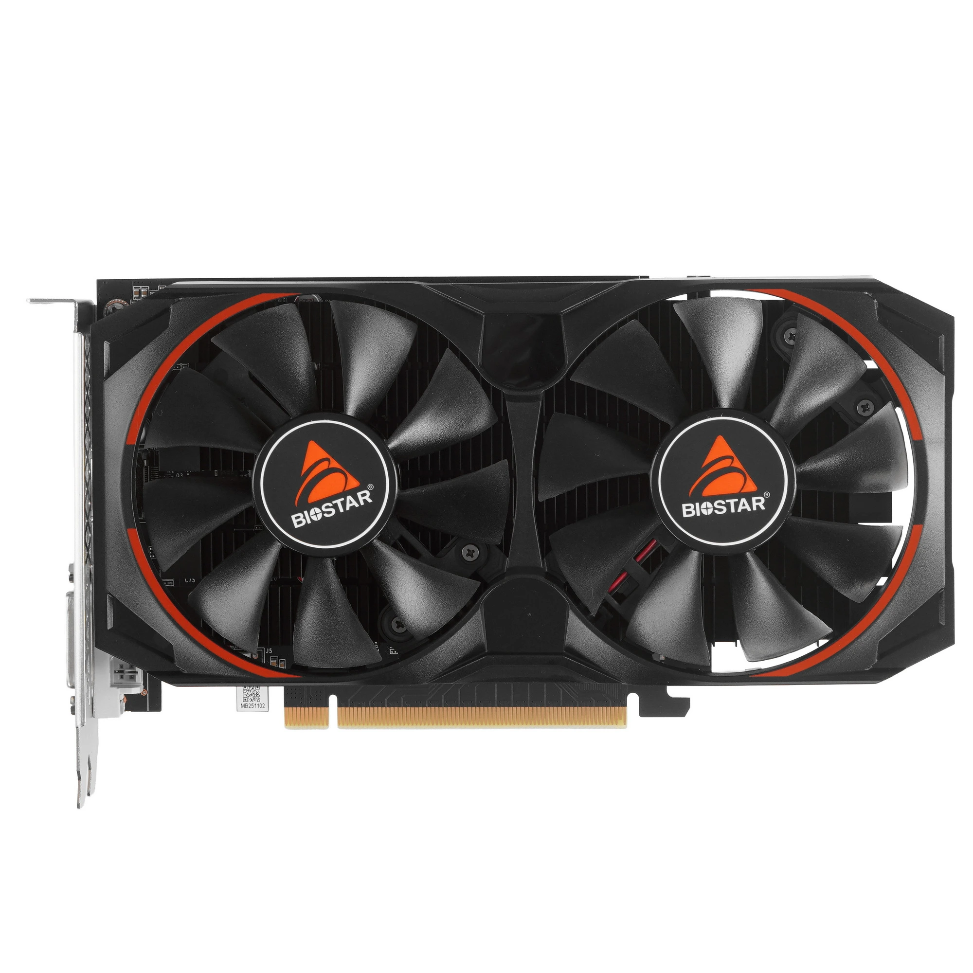Видеокарта Biostar GeForce GTX 1050 Ti, 4 GB GDDR5, 128 bit, DVI-D, DisplayPort, HDMI, GPU 1291 MHz, фото2