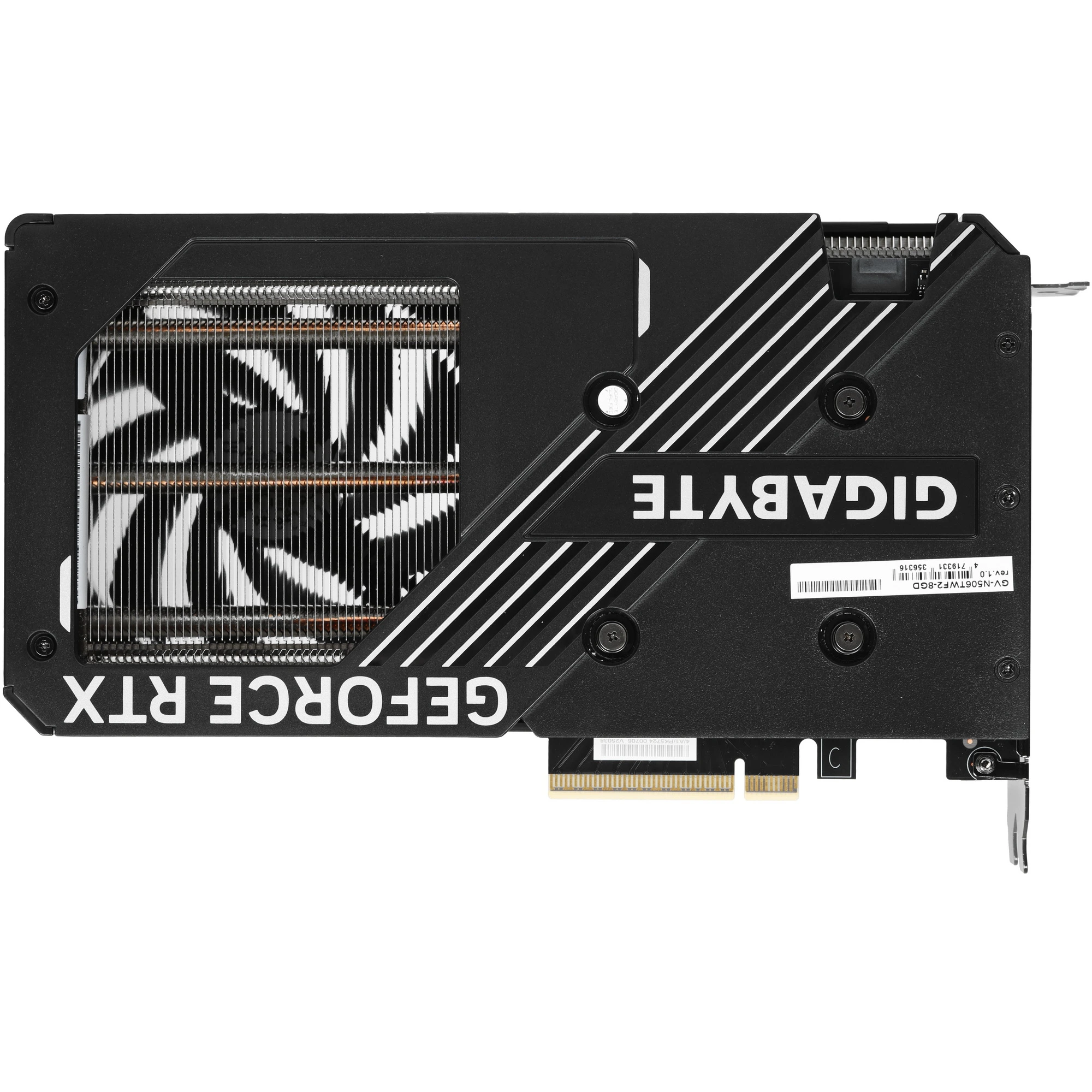 Видеокарта GIGABYTE GeForce RTX 5060 Ti WINDFORCE, 8 GB GDDR7, 128 bit, 3xDisplayPort, HDMI, GPU 2407 MHz, фото2