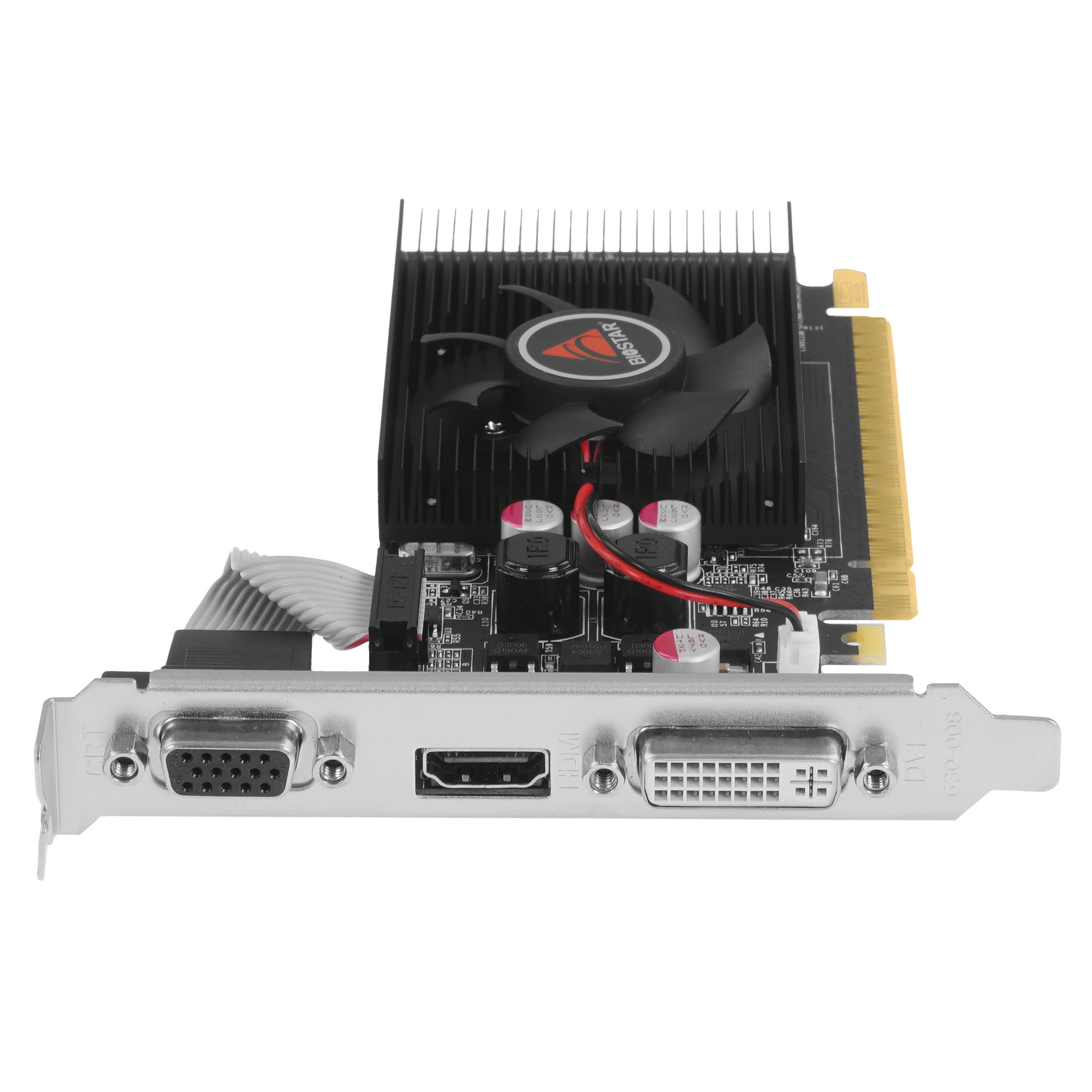 Видеокарта Biostar GeForce GT 610, 2 GB GDDR3, 64 bit, HDMI, DVI-D, VGA, GPU 810 MHz
