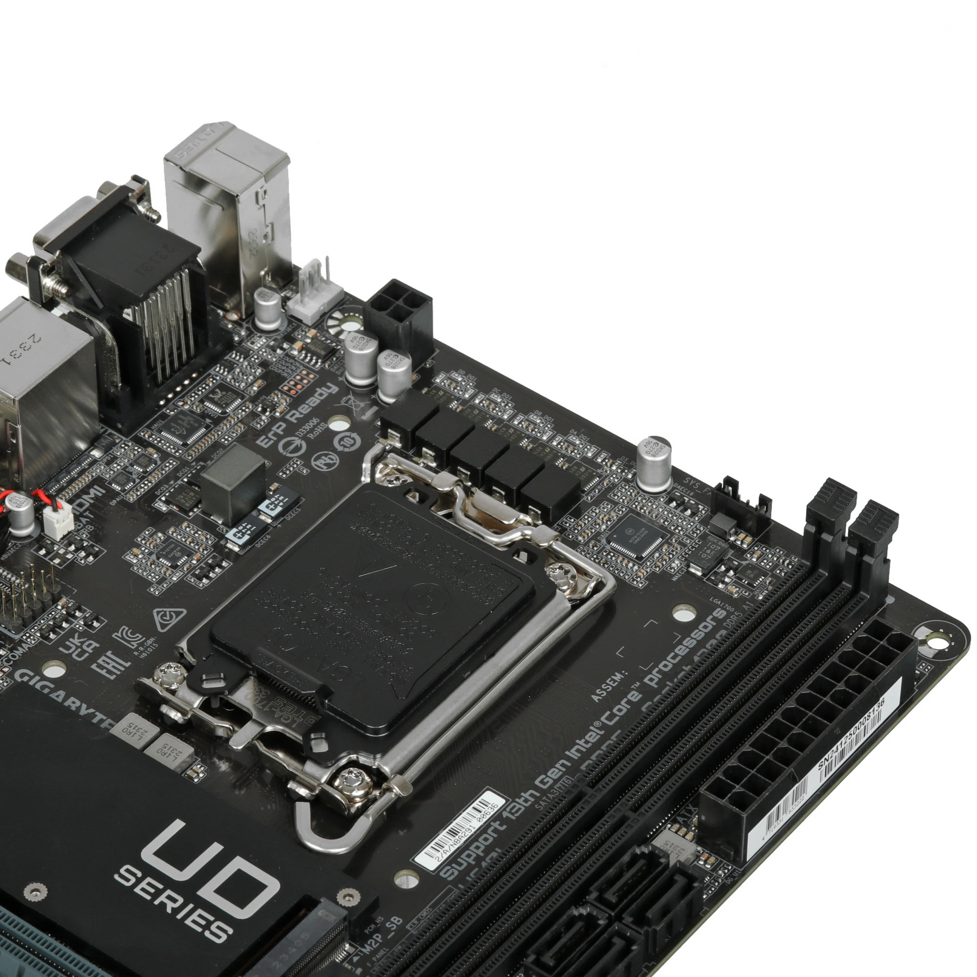 Материнская плата GIGABYTE H610I, LGA1700, Intel H610, 2xDDR5, 4xSATA, 1xM.2, 1xPCIe 4.0 x16, DisplayPort, HDMI, D-Sub, 1x1Gb LAN, 3x3.5 мм, 7.1, mini-ITX, фото8
