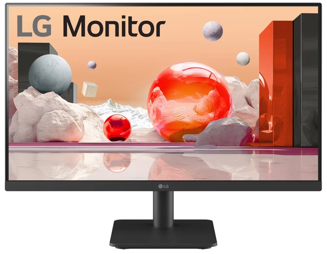 Монитор 27" LG 27MS500-B IPS 1920x1080, 100 Гц, 5 мс, 16:9, 250 кд/м², HDMI (x2), Flicker Free, Low Blue Light, виртуальный прицел, стабилизатор черного цвета, трехсторонний безрамочный дизайн, черный