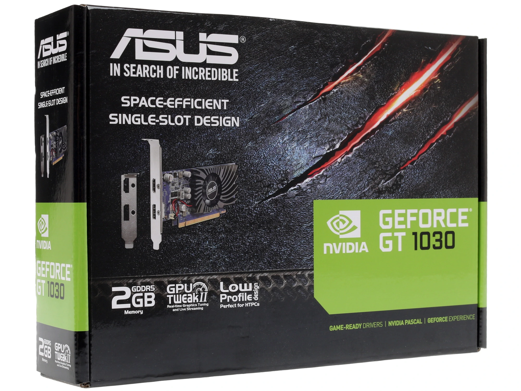 Видеокарта ASUS GeForce GT 1030, 2 GB GDDR5, 64 bit, DisplayPort, HDMI, GPU 1228 MHz, фото5