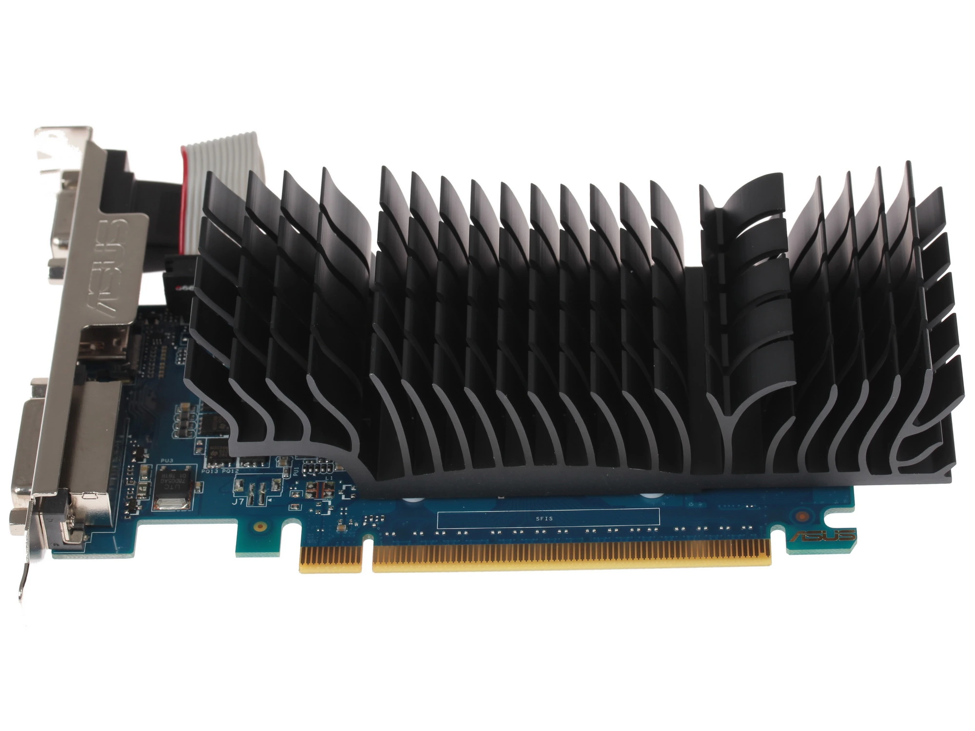 Видеокарта Asus GeForce GT 730, 2 GB GDDR5, 64 bit, HDMI, DVI-D, VGA, GPU 902 MHz, фото4