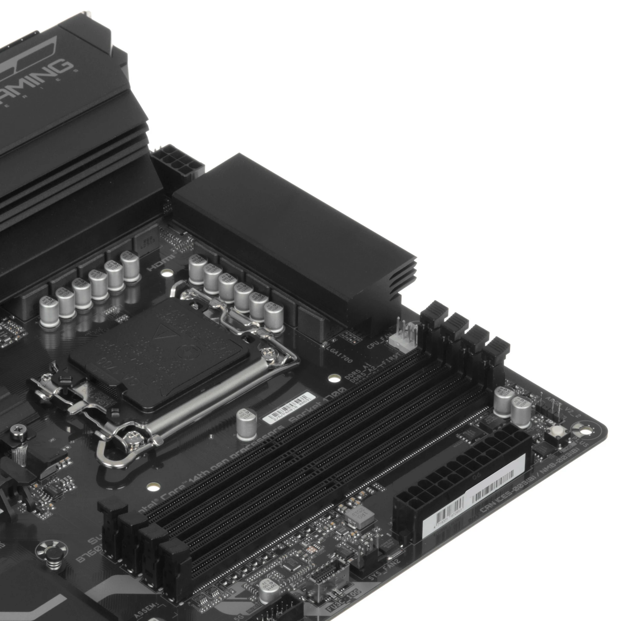 Материнская плата Gigabyte B760M GAMING X WIFI6E GEN5, LGA1700, Intel B760, 4xDDR5, 4xSATA, 2xM.2, 1xPCIe 5.0 x16, 1xPCIe 3.0 x4, 1xHDMI, 1xDP, 1x2.5Gb LAN, Wi-Fi 6E, Bluetooth 5.3, 3xUSB-A 5Gbps, 5xUSB-A 2.0, 3x3.5 мм, 7.1, mATX, фото9