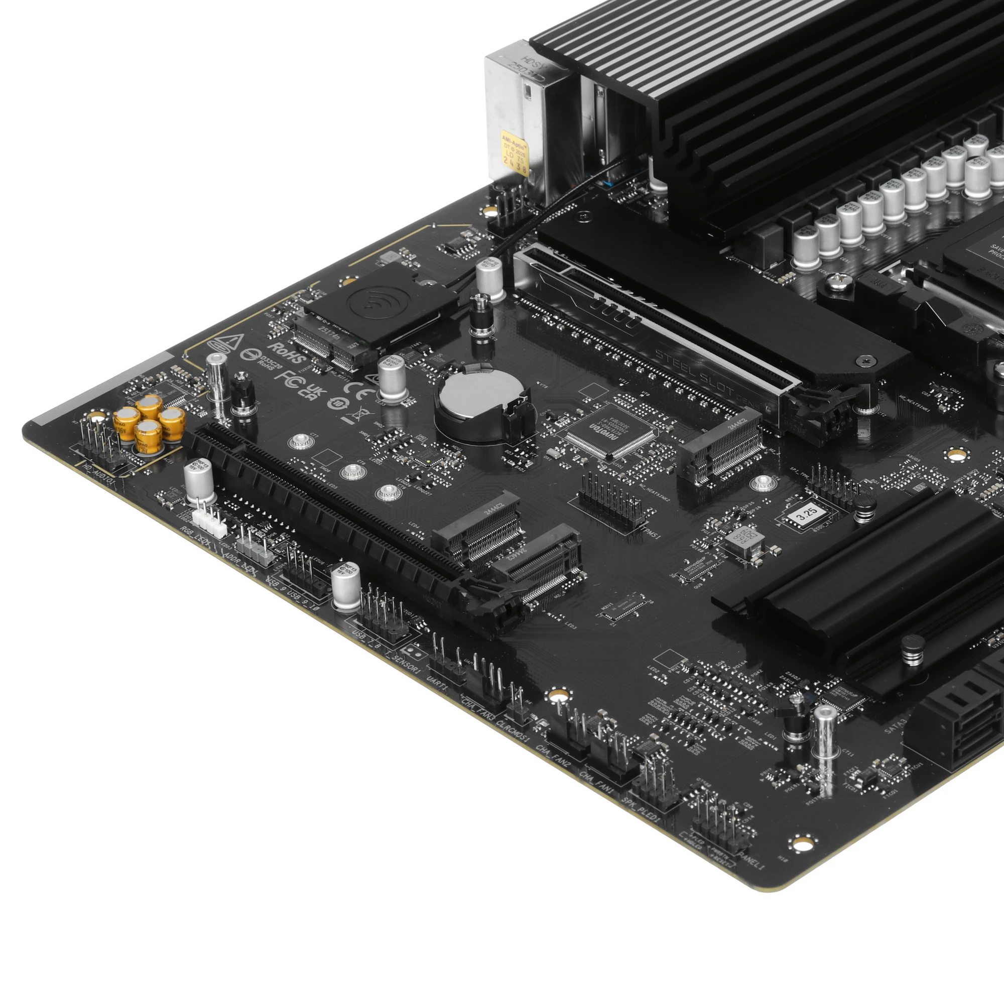 Материнская плата ASRock B850 PRO-A WIFI, AM5, AMD B850, 4xDDR5, 4xSATA, 4xM.2, 1xPCIe 5.0 x16, 1xPCIe 4.0 x4, 1xHDMI, 1xUSB-C, 1x2.5Gb LAN, Wi-Fi 6E, Bluetooth 5.2, 1xUSB-C 10Gbps, 1xUSB-C 5Gbps, 4xUSB-A 5Gbps, 6xUSB-A 2.0, 3x3.5 мм, 7.1, ATX, фото5