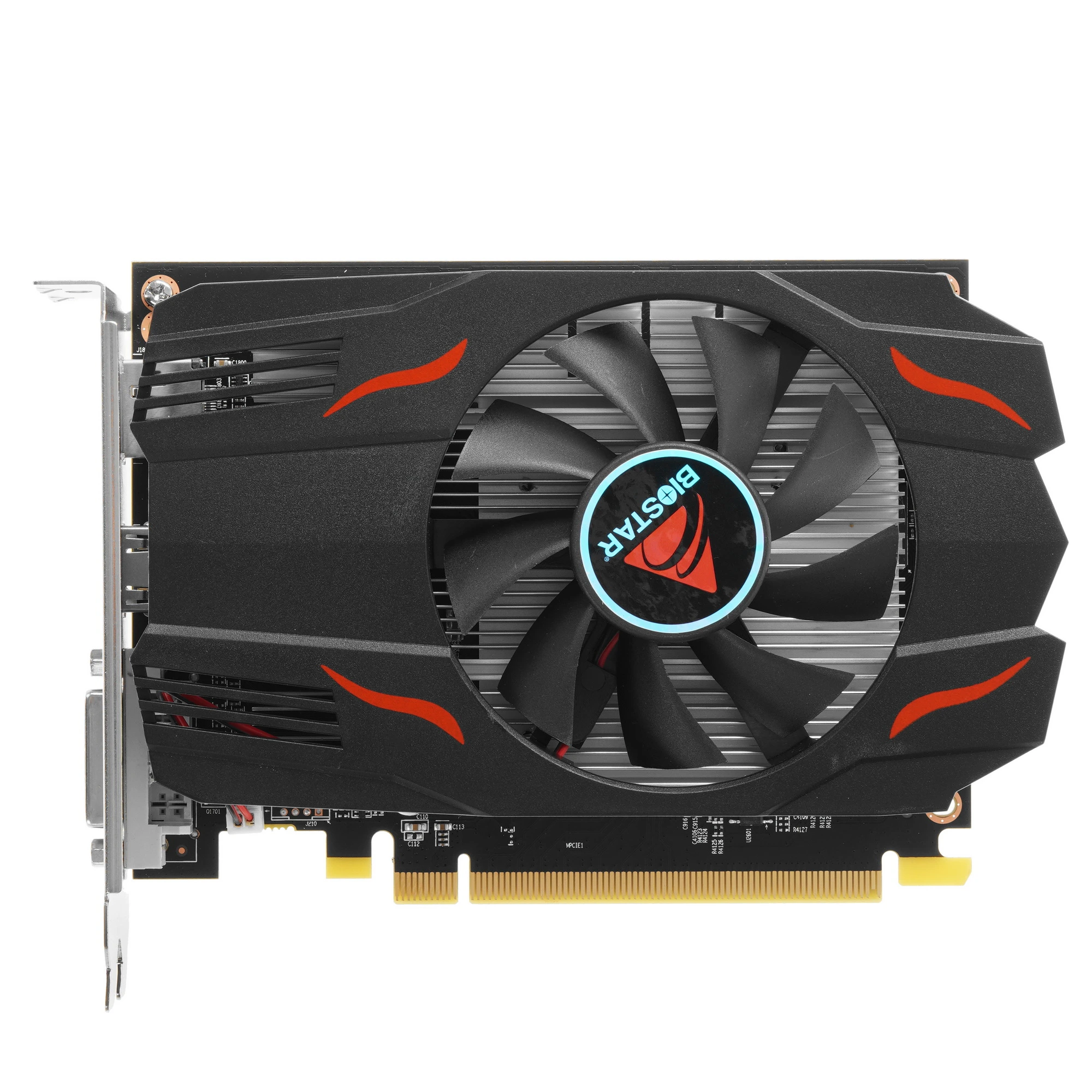 Видеокарта Biostar AMD Radeon RX 550, 4 GB GDDR5, 128 bit, DisplayPort, HDMI, DVI-D, GPU 1100 MHz, фото8