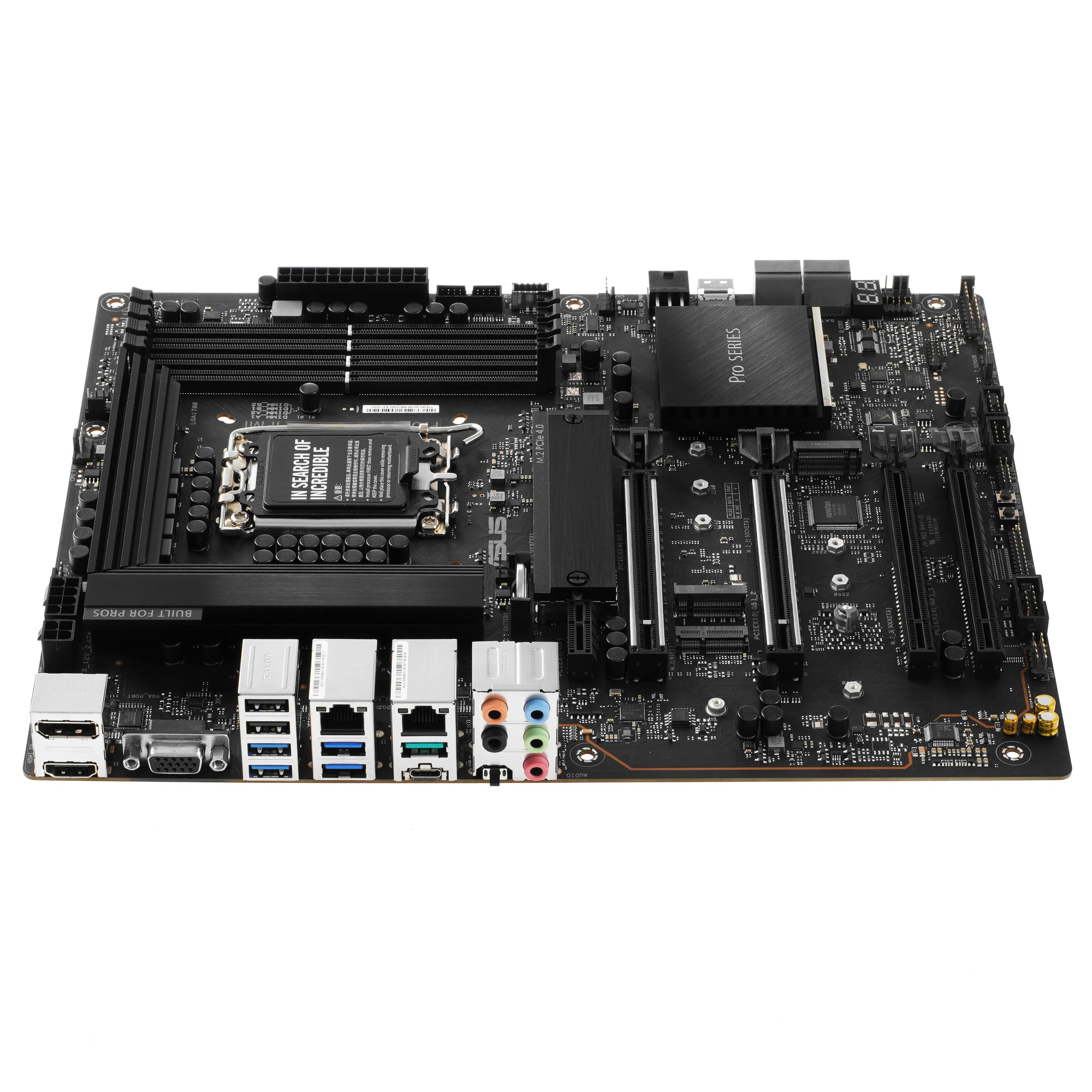 Материнская плата ASUS PRO WS W680-ACE IPMI, LGA1700, Intel W680, 4xDDR5, 4xSATA, 3xM.2, 1xPCIe 5.0 x16, 1xPCIe 5.0 x8, 2xPCIe 3.0 x4, 1xPCIe 3.0 x1, 1xDP, 1xHDMI, 1xVGA, 2x2.5Gb LAN, 1xUSB-C 10Gbps, 1xUSB-A 10Gbps, 4xUSB-A 5Gbps, 2xUSB-A 2.0, 5x3.5 мм, 7.1, ATX, фото4