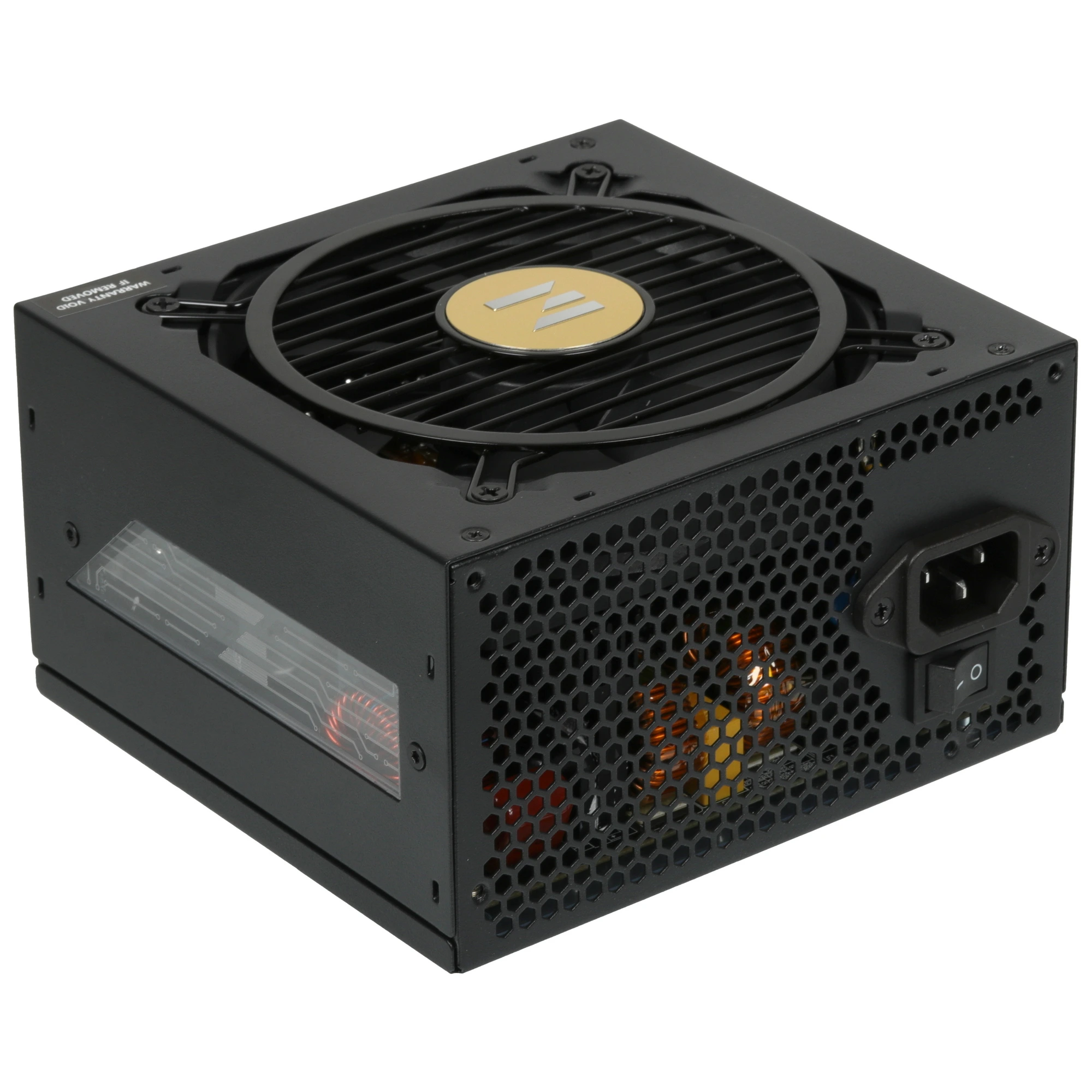 Блок питания ZALMAN TeraMax II VIEW 1200W, 1200Вт, 80+ Gold, 120мм, модульный, черный, вид 3