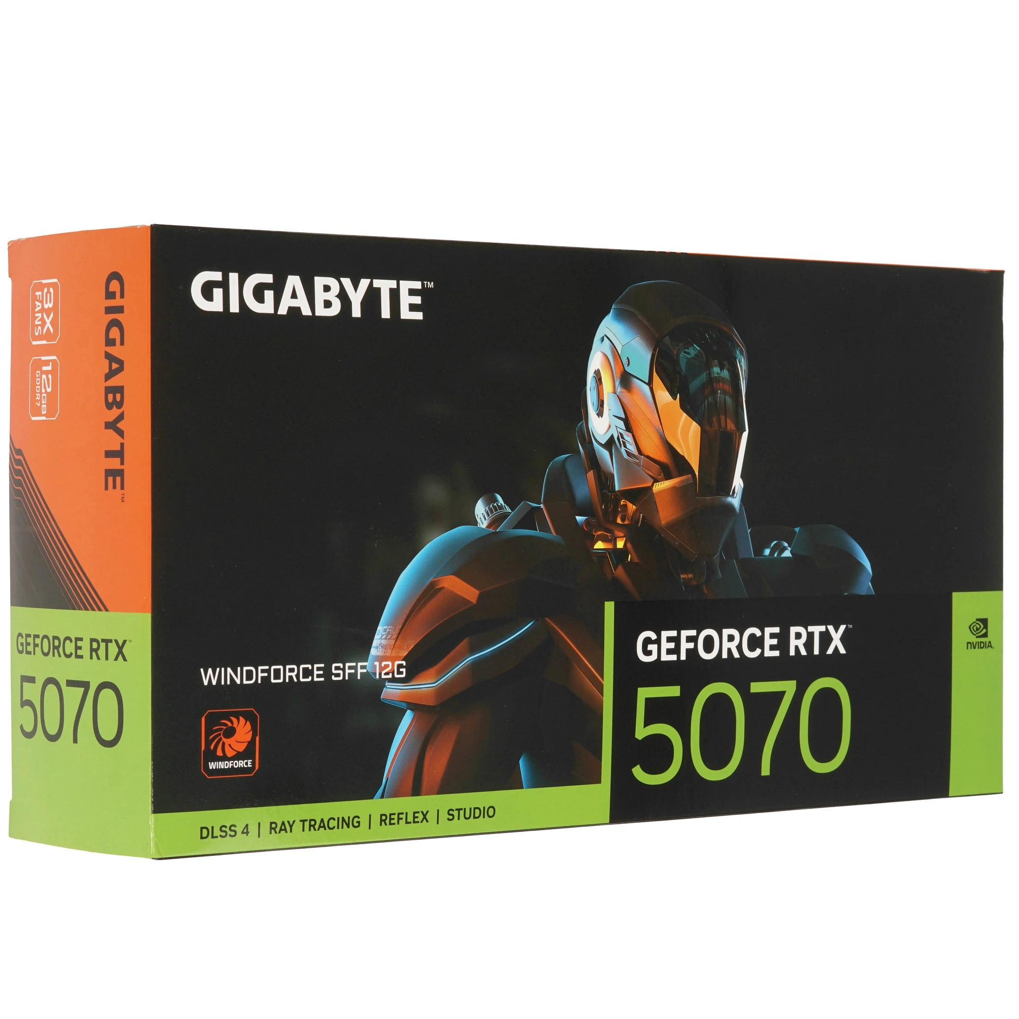 Видеокарта Gigabyte GeForce RTX 5070 WINDFORCE OC, 12 GB GDDR7, 192 bit, 3xDisplayPort, HDMI, GPU 2805 MHz, фото17