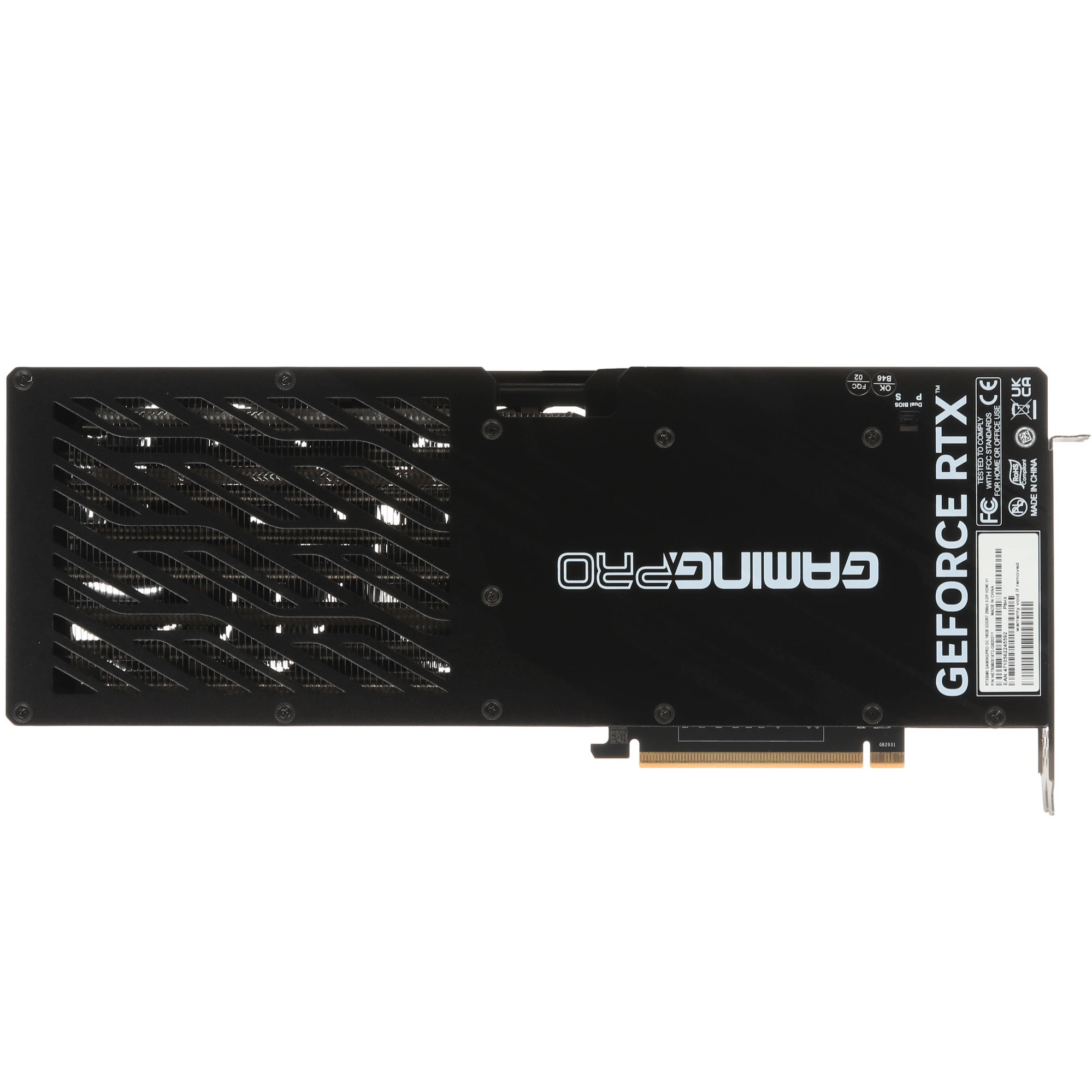 Видеокарта Palit GeForce RTX 5080 GamingPro OC V1, 16 GB GDDR7, 256 bit, 3xDisplayPort, HDMI, GPU 2295 MHz, фото2