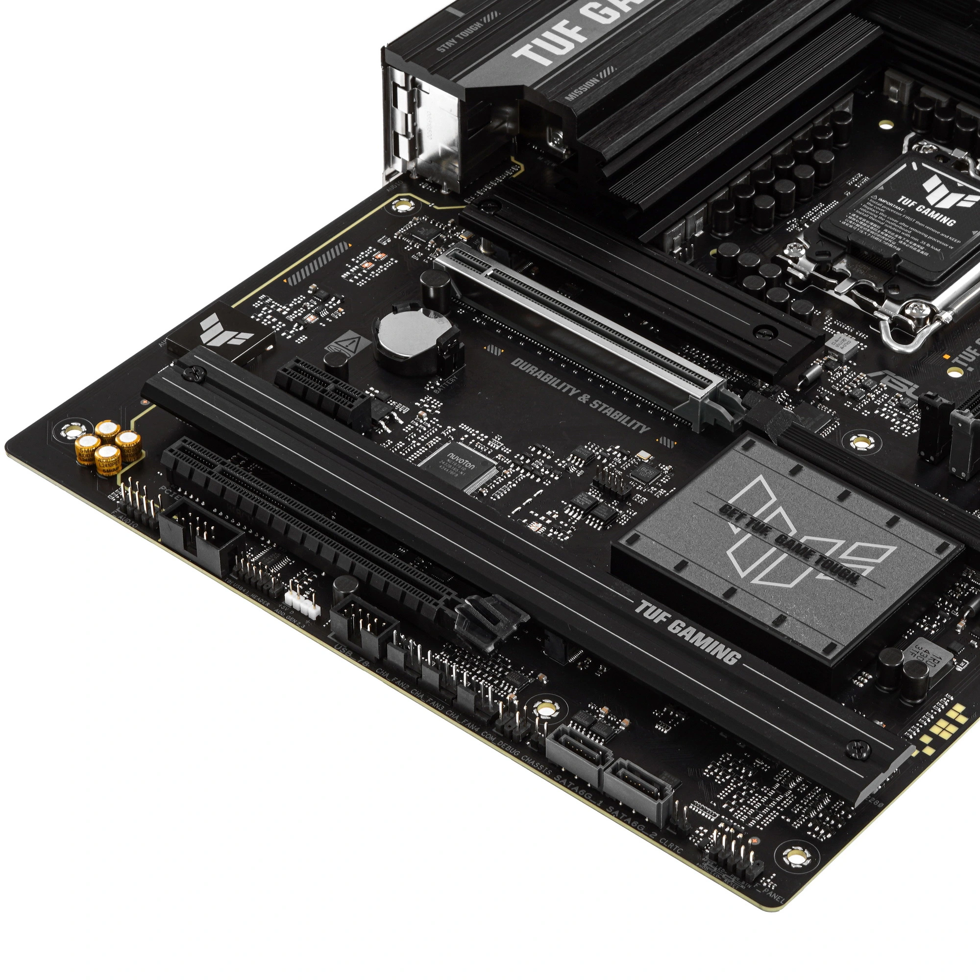 Материнская плата ASUS TUF GAMING B860-PLUS WIFI, LGA1851, Intel B860, 4xDDR5, 4xSATA, 3xM.2, 1xPCIe 5.0 x16, DisplayPort, HDMI, USB Type-C, 1x2.5Gb LAN, 5x3.5 мм, 7.1, ATX, фото6