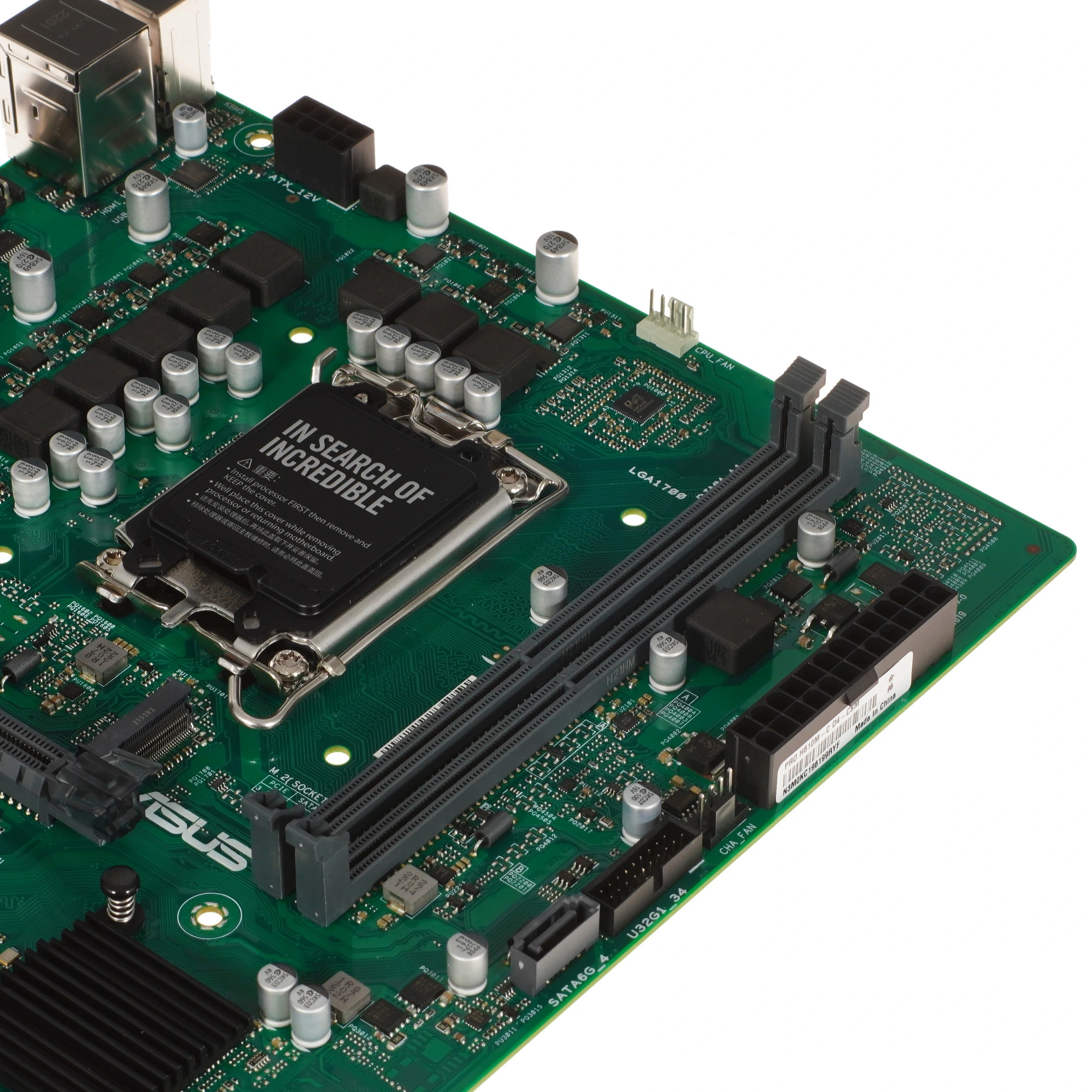 Материнская плата ASUS Pro H610M-C D4-CSM, LGA 1700, Intel H610, 2xDDR4, 4xSATA, 1xM.2, 1xPCI-E 4.0 x16, 1xPCI, 1xDP, 1xHDMI, 1xVGA, 1x 1Gb LAN, 2xUSB-A 2.0, 2xUSB-A 3.2 Gen 1, 3x3.5 мм, 7.1, Micro-ATX, фото4