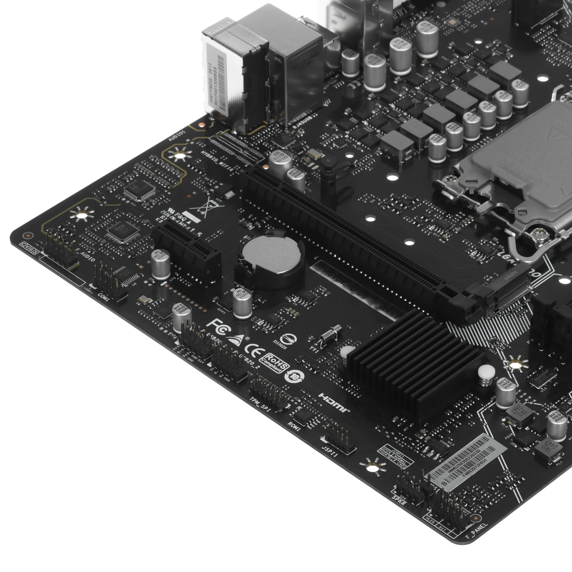 Материнская плата Biostar H610MHD D5, LGA1700, Intel H610, 2xDDR5, 4xSATA, 1xM.2, 1xPCIe 4.0 x16, HDMI, DVI-D, 1x1Gb LAN, 3x3.5 мм, 7.1, microATX, фото8