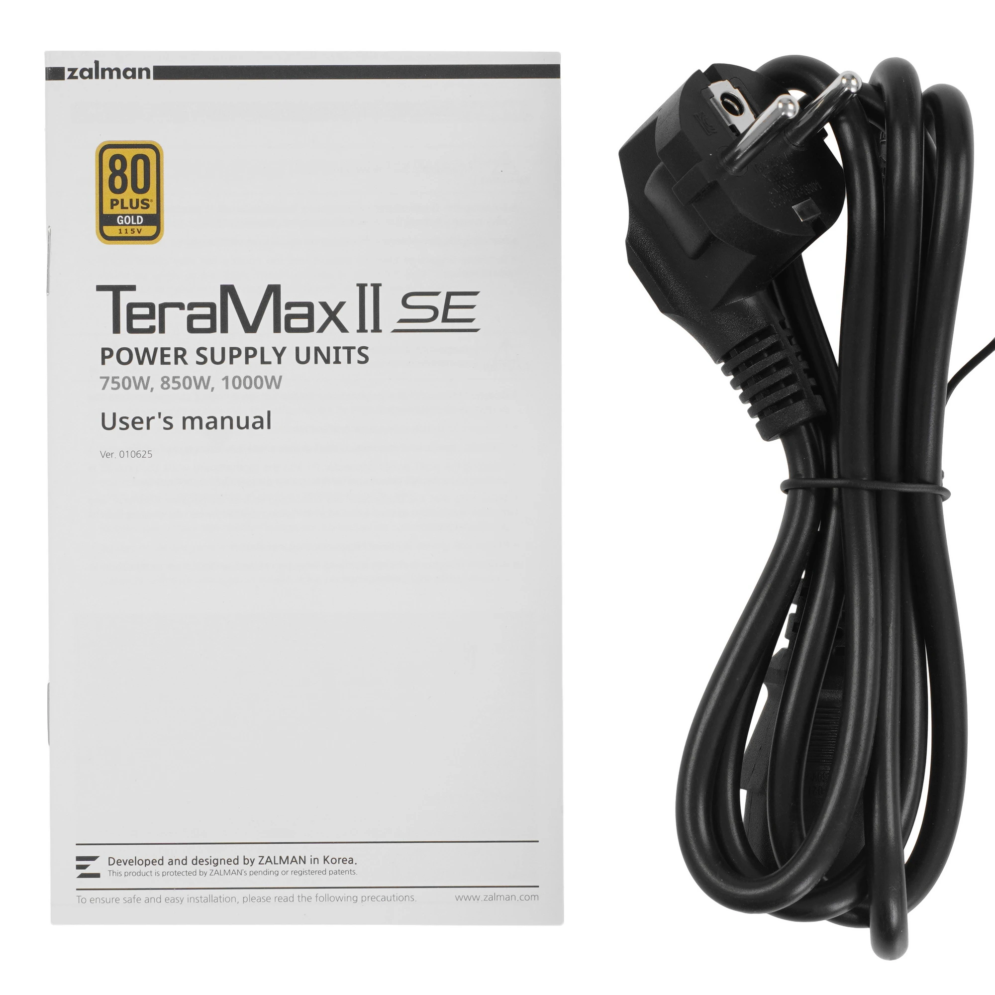 Блок питания ZALMAN TeraMax II SE 1000W, 1000Вт, 80+ Gold, 120мм, модульный, черный, вид 7