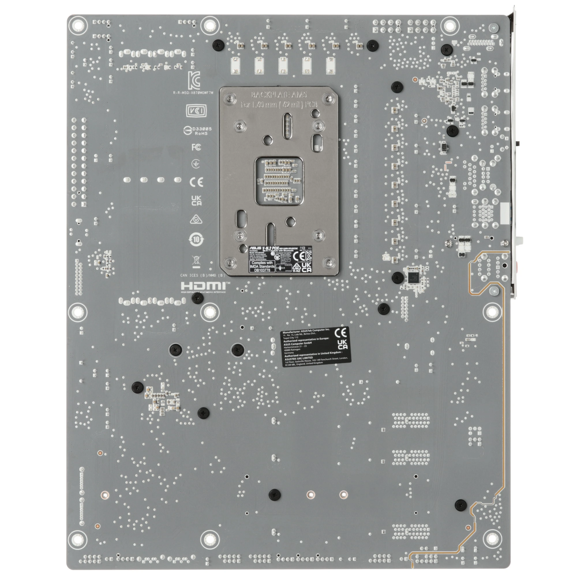Материнская плата ASUS X870 MAX GAMING WIFI7 W, AM5, AMD X870, 4xDDR5, 4xSATA, 3xM.2, 1xPCIe 5.0 x16, 2xPCIe 4.0 x16, 1xPCIe 3.0 x16, HDMI, 1x2.5Gb LAN, USB Type-C, 3x3.5 мм, 7.1, ATX, фото7