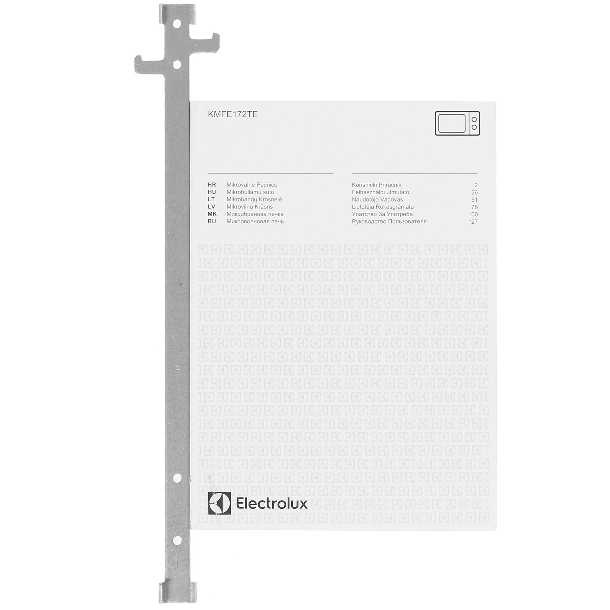 Встраиваемая микроволновая печь Electrolux KMFE172TEX черный/серебристый, 17 л, 800 Вт, переключатели - сенсор, фото8