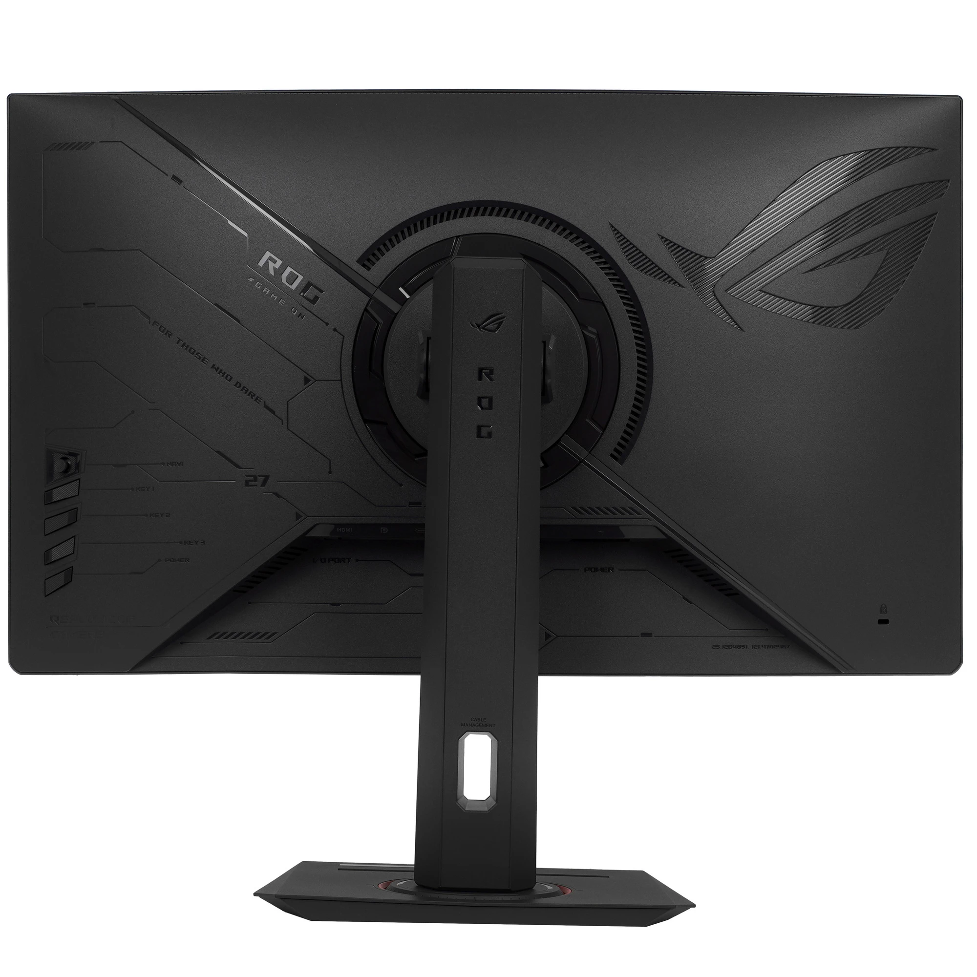 Монитор 27' ASUS ROG Strix XG27WCS Fast VA 2560x1440, 180 Гц, 1 мс, 16:9, 400 кд/м², DisplayHDR 400, HDMI 2.0, DP, USB-C, 3.5 Jack, FreeSync, изогнутый экран (1500R), черный, фото12