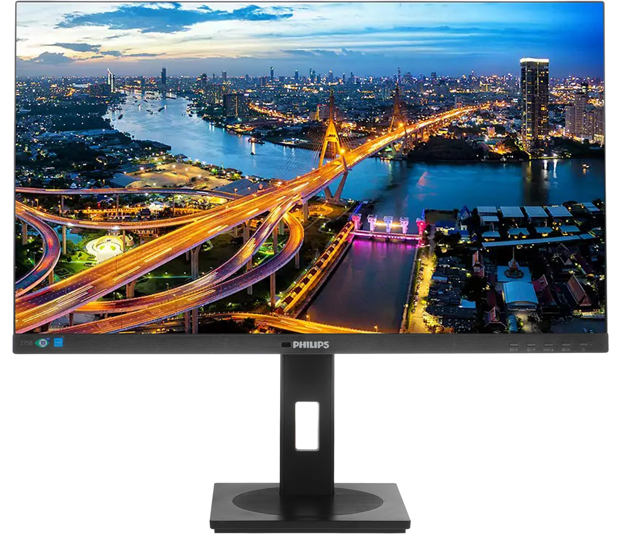Монитор 27" Philips 275B1 IPS 2560x1440, 75 Гц, 4 мс, 16:9, 350 кд/м², HDMI, DisplayPort, DVI-D, Flicker Free, Low Blue Light, черный, вид 2