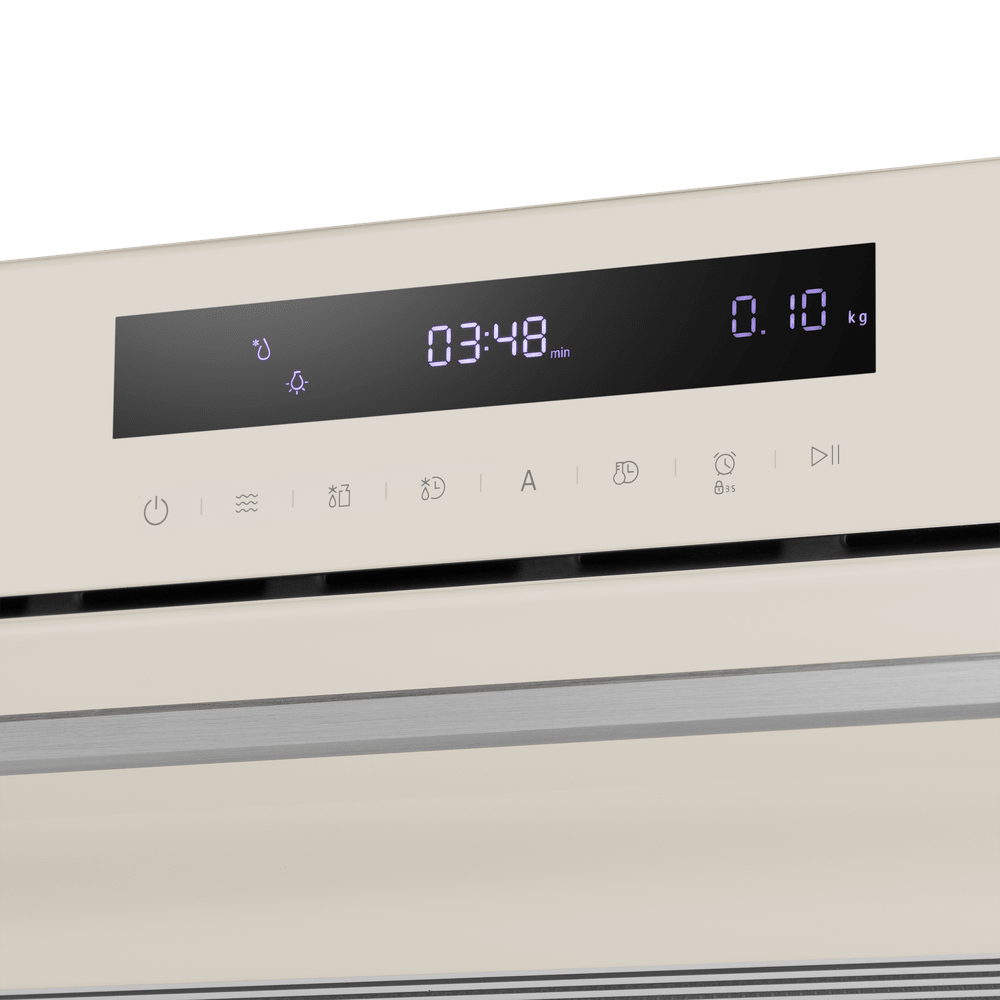 Встраиваемая микроволновая печь Maunfeld MBMO349GBG бежевый, 34 л, 900 Вт, переключатели - сенсор, поворотный механизм, вид 4