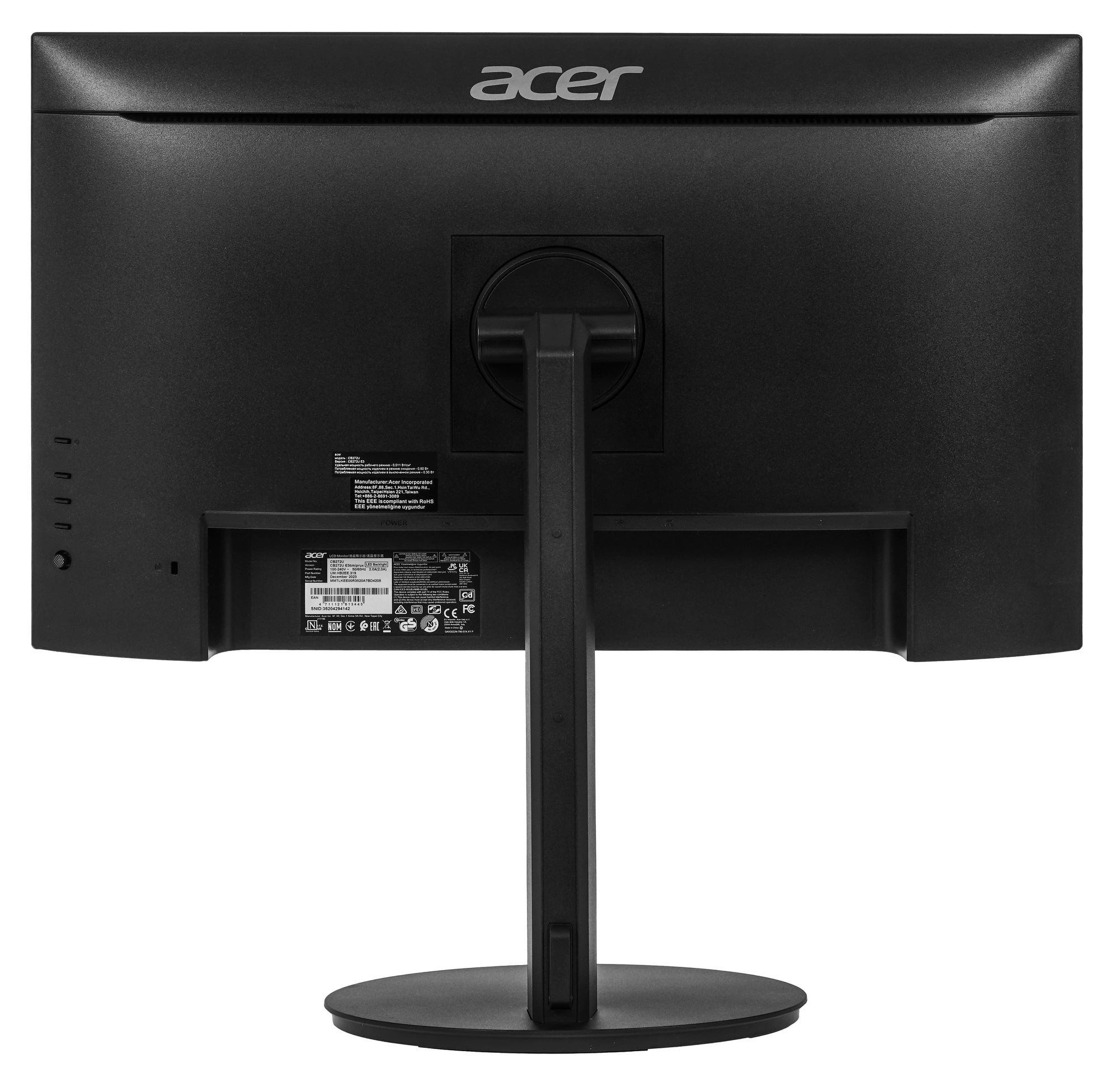 Монитор 27' Acer Vero CB272UE3bmiprux IPS 2560x1440, 100 Гц, 1 мс, 16:9, 350 кд/м², HDMI, DisplayPort, USB Type-C, Flicker Free, Low Blue Light, картинка в картинке, черный, фото7