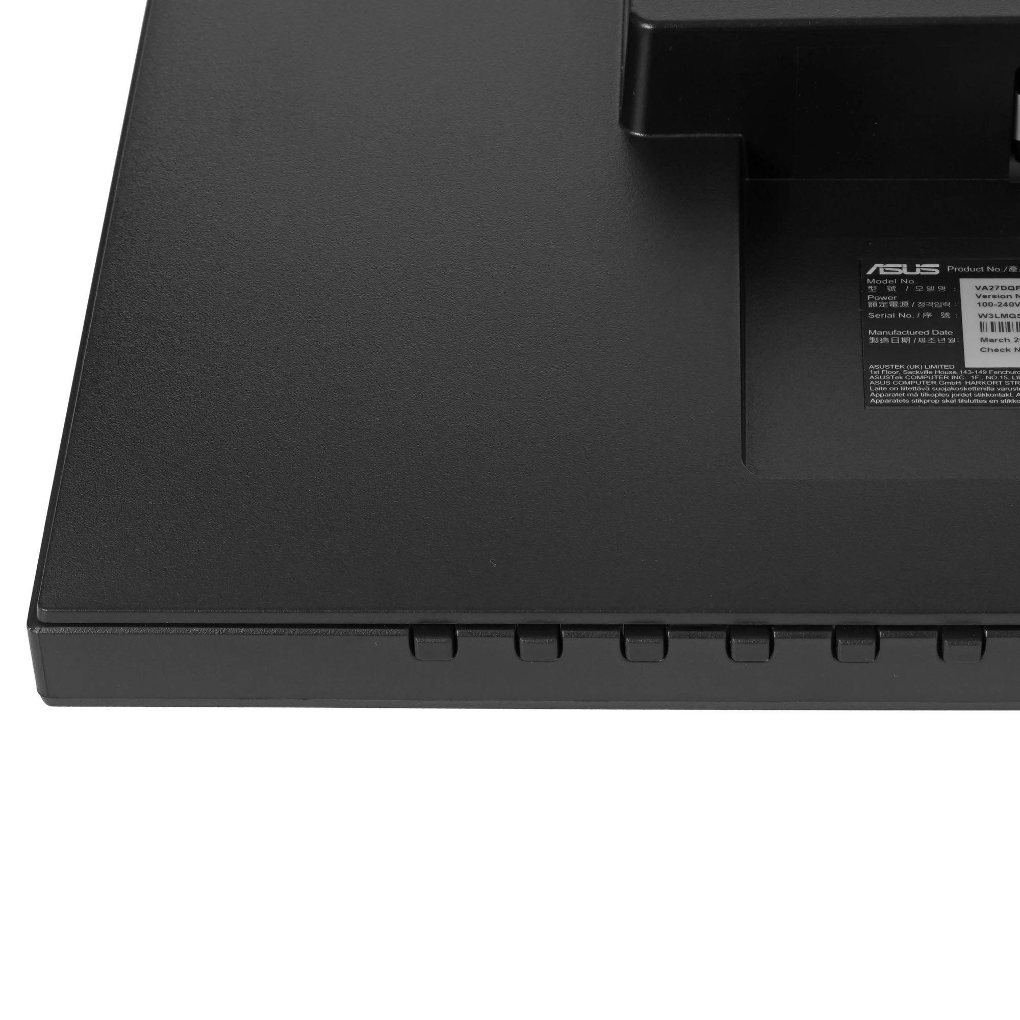 Монитор 27' ASUS VA27DQFS IPS 1920x1080, 100 Гц, 1 мс, 16:9, 300 кд/м², HDMI, DisplayPort, VGA, встроенные динамики, черный, фото10