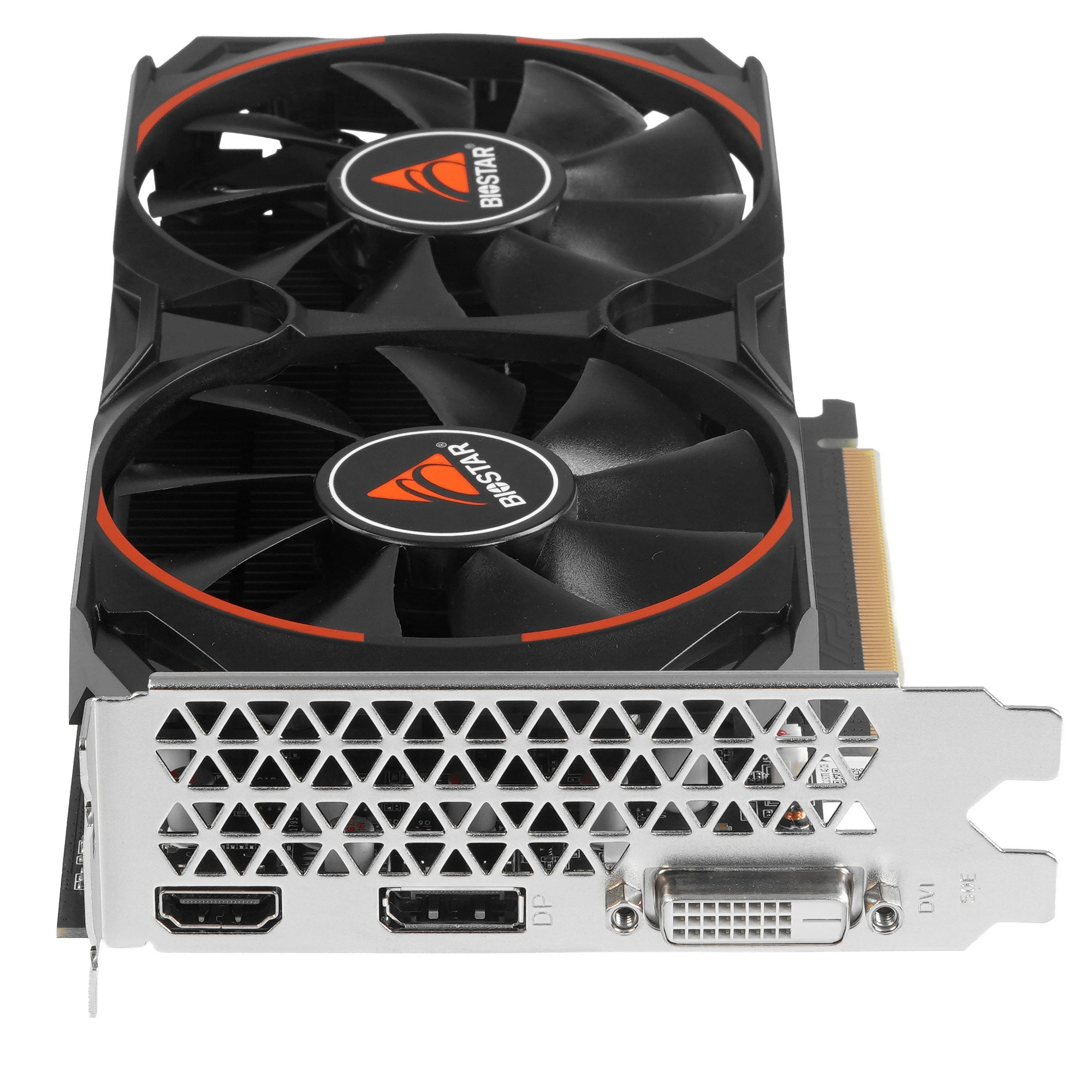 Видеокарта Biostar GeForce GTX 1050 Ti, 4 GB GDDR5, 128 bit, DVI-D, DisplayPort, HDMI, GPU 1291 MHz, фото4