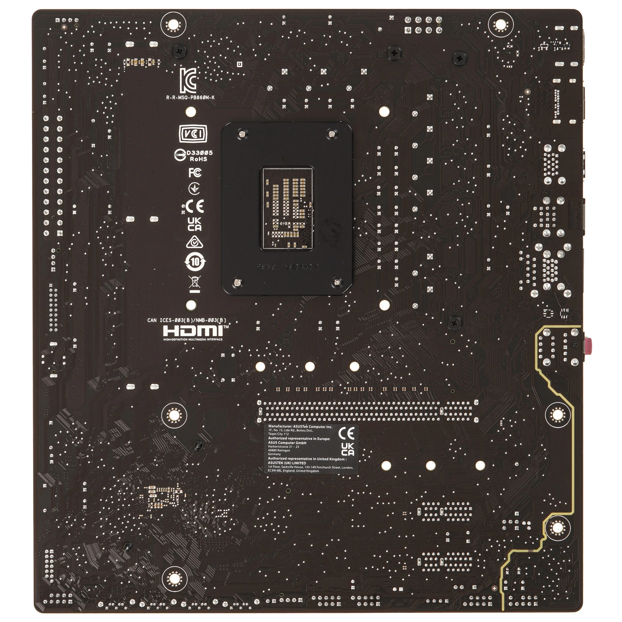 Материнская плата ASUS PRIME B860M-K, LGA1851, Intel B860, 2xDDR5, 4xSATA, 2xM.2, 1xPCIe 4.0 x16, DisplayPort, HDMI, 1x2.5Gb LAN, 3x3.5 мм, 7.1, microATX, фото2